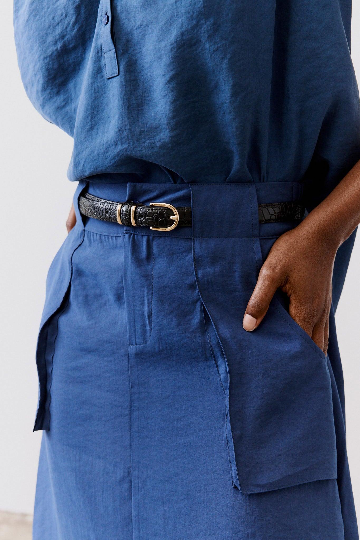 Light Poplin Utility Skirt Product Image