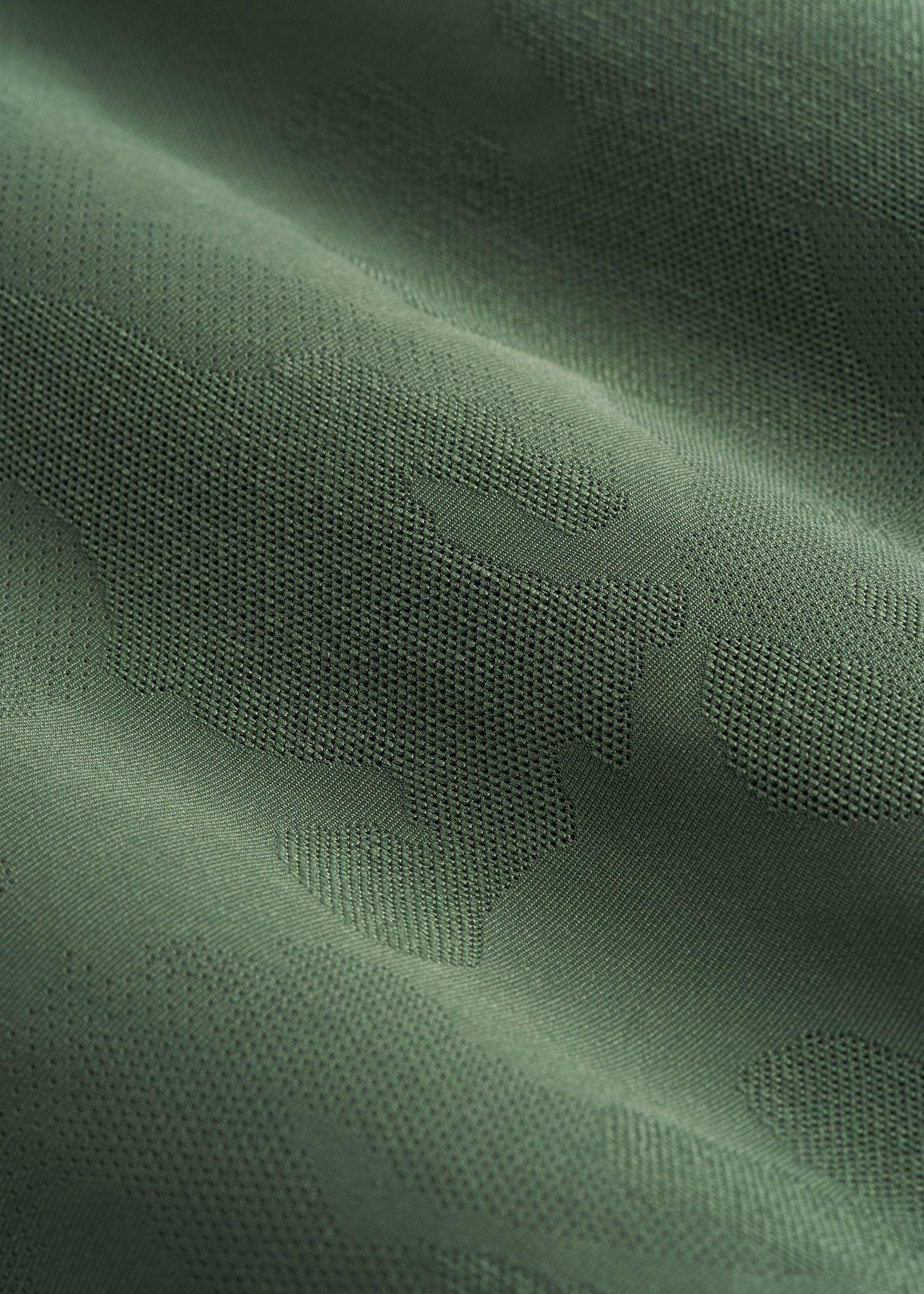 Jacquard Training T-Shirt for Tall Men in Forest Green Male Product Image