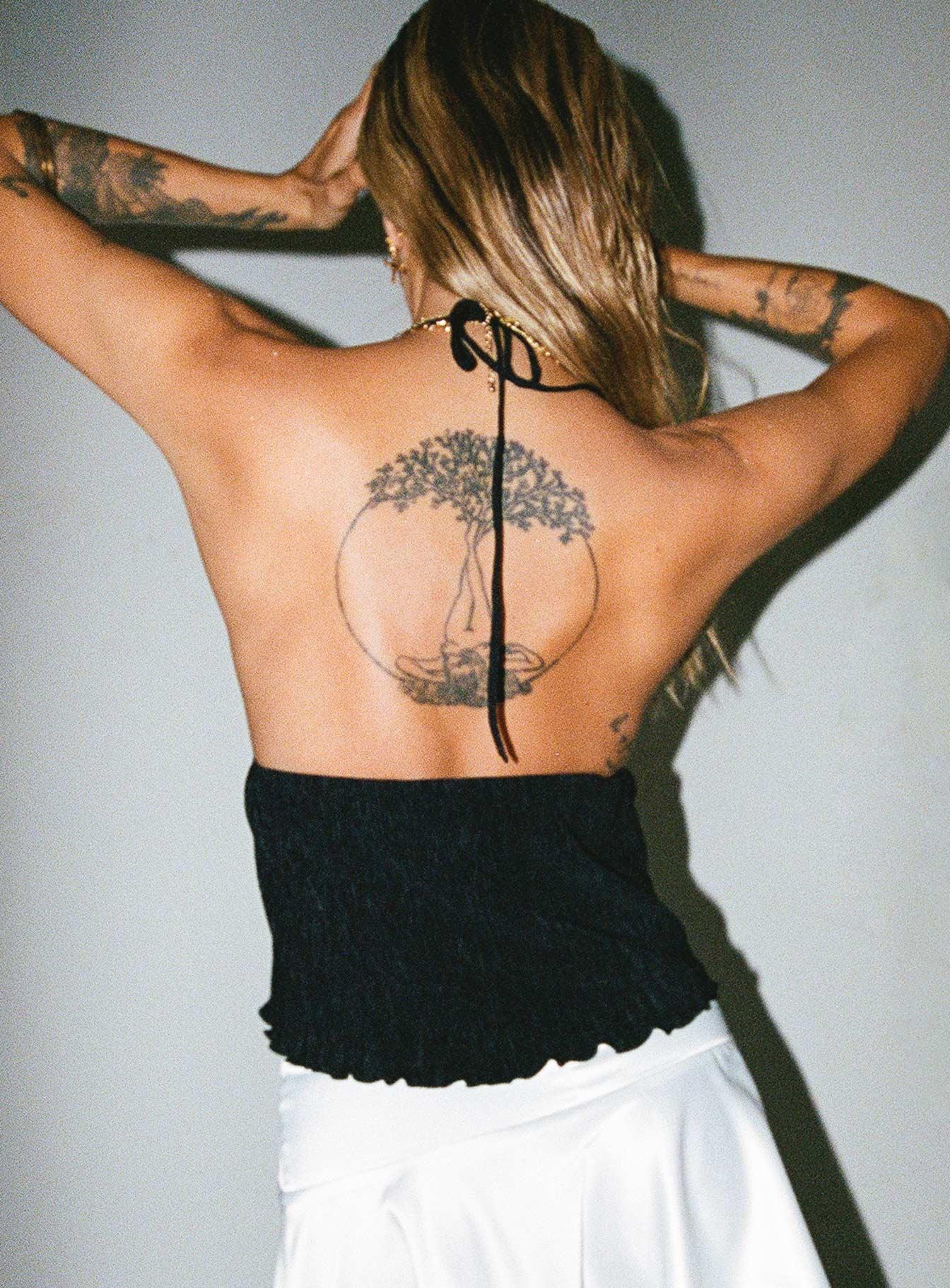 Chantria Top Black Lower Impact Product Image