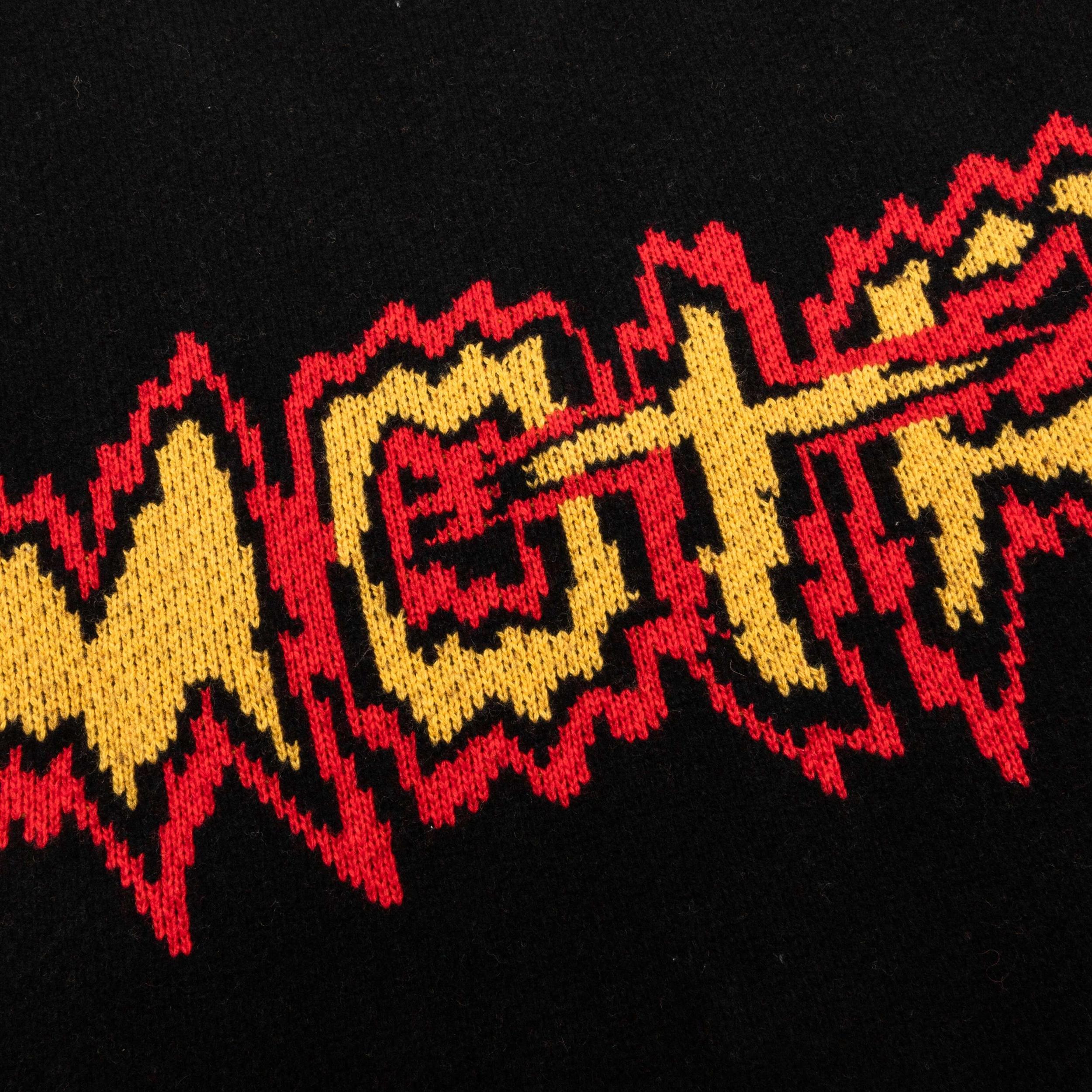 Oversize Cardigan - Black Male Product Image