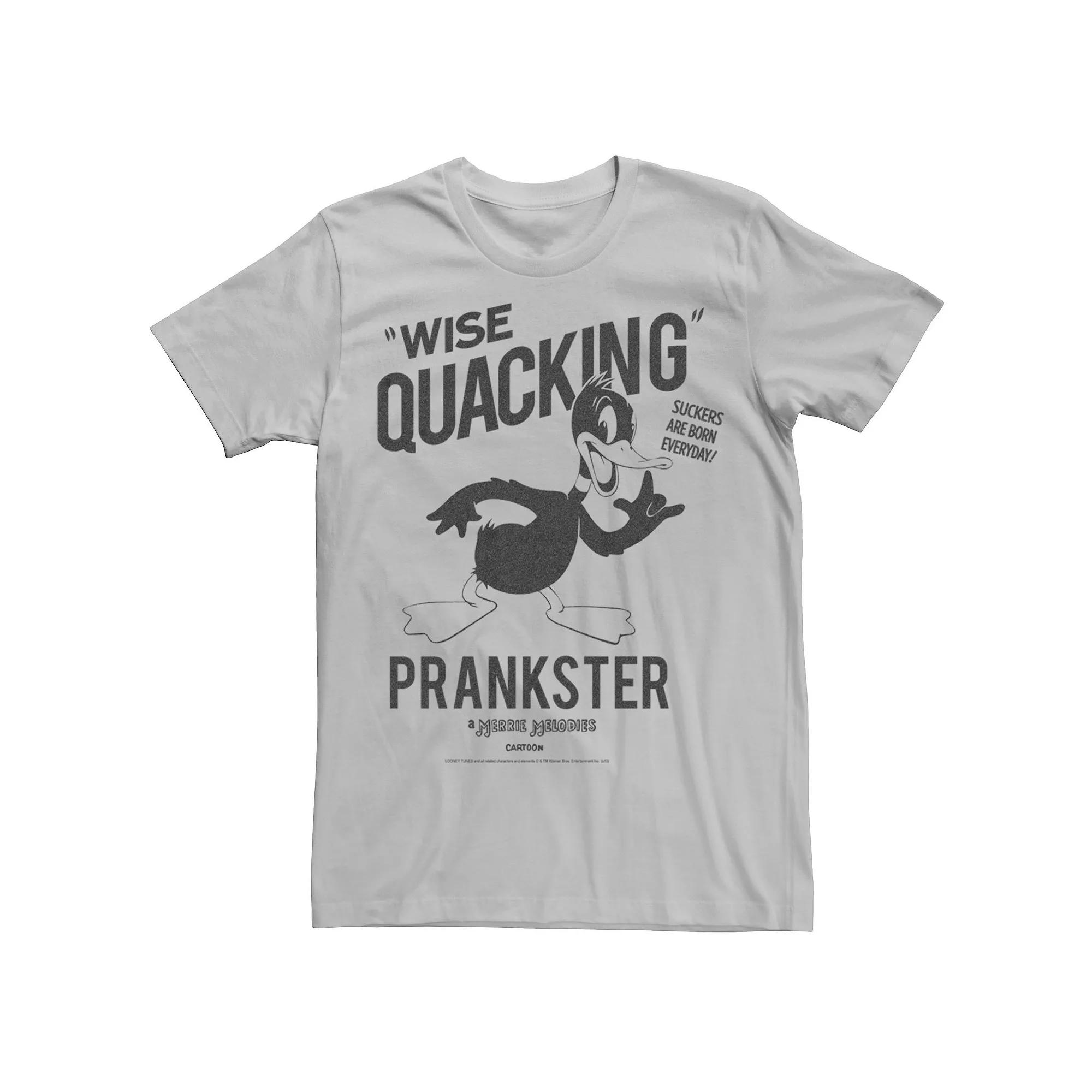 Men's Looney Tunes Daffy Duck Wise Quacking Prankster Tee,  Product Image