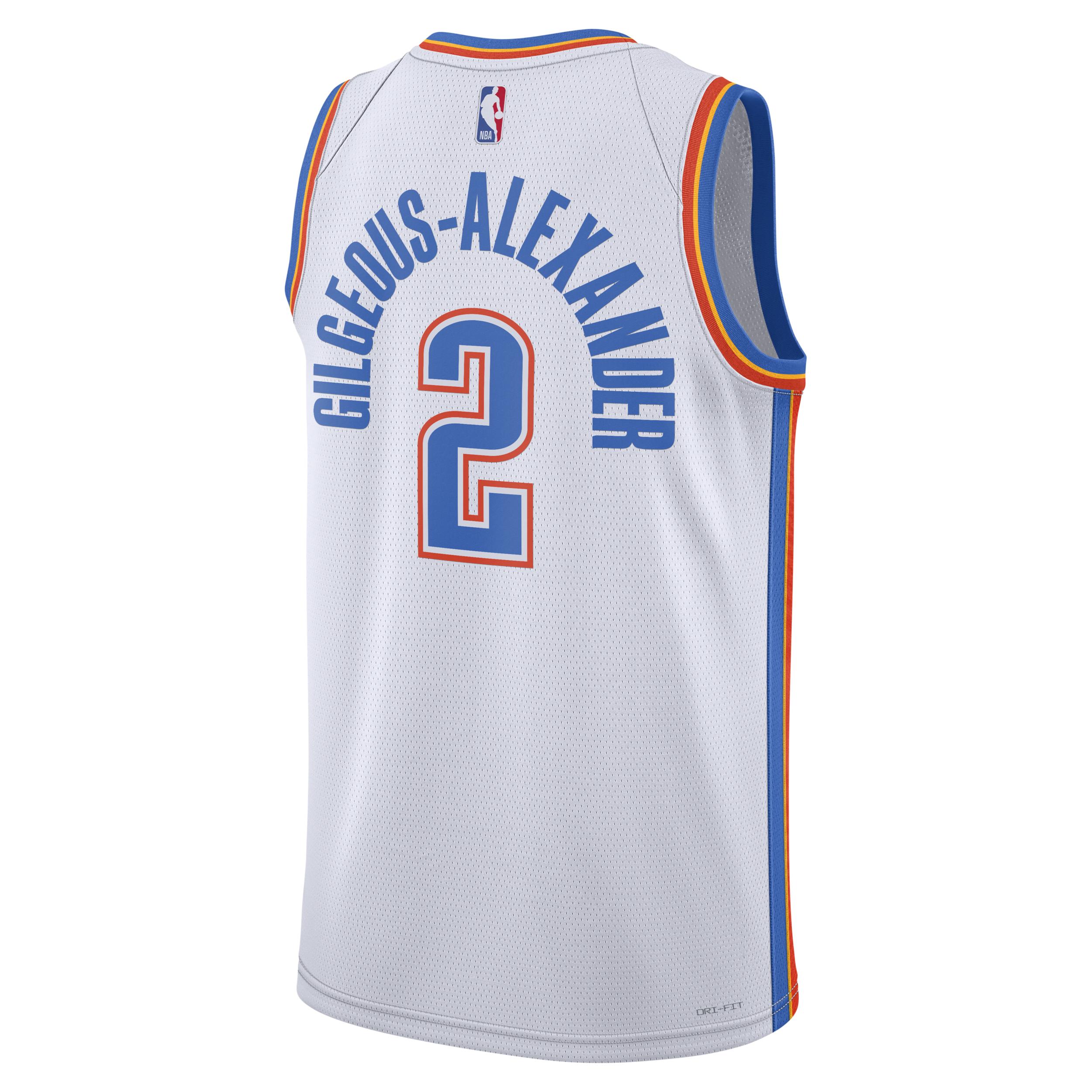 Shai Gilgeous-Alexander Oklahoma City Thunder 2022/23 Association Edition Nike Men's Dri-FIT NBA Swingman Jersey Product Image