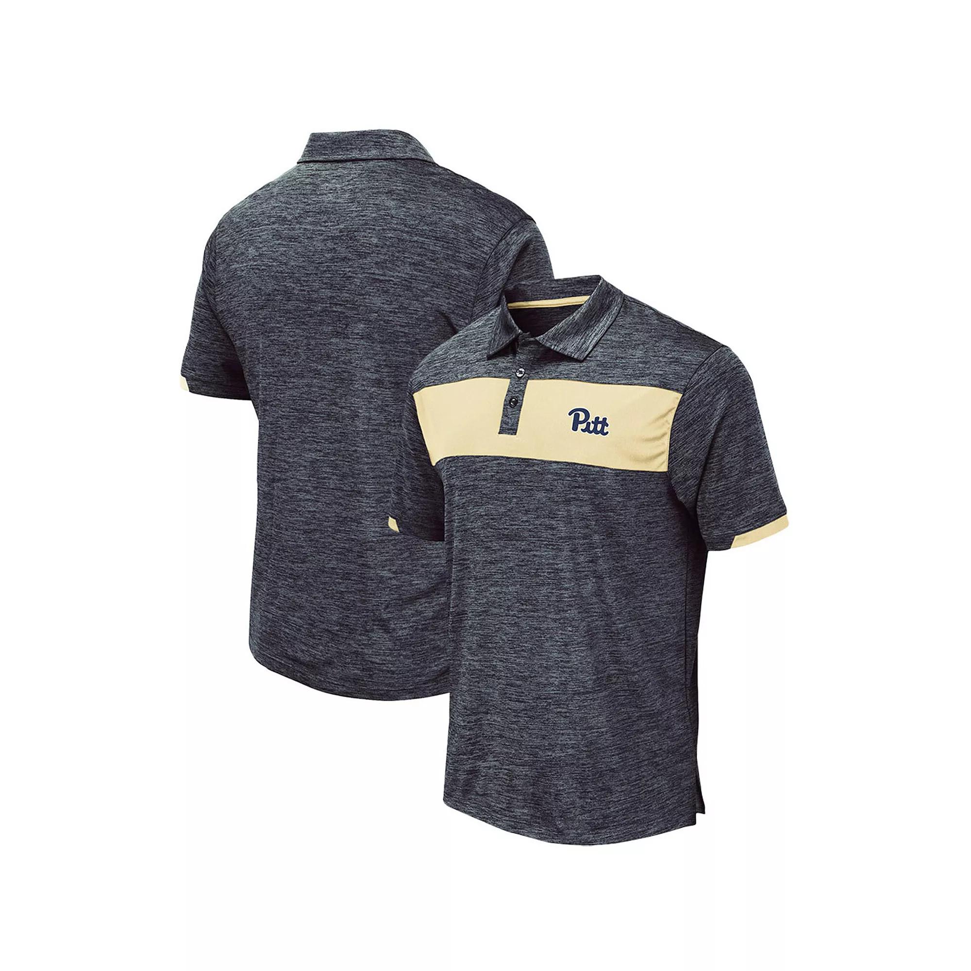 Men's Colosseum Navy Pitt Panthers Nelson Polo, Size: Small, Blue Product Image