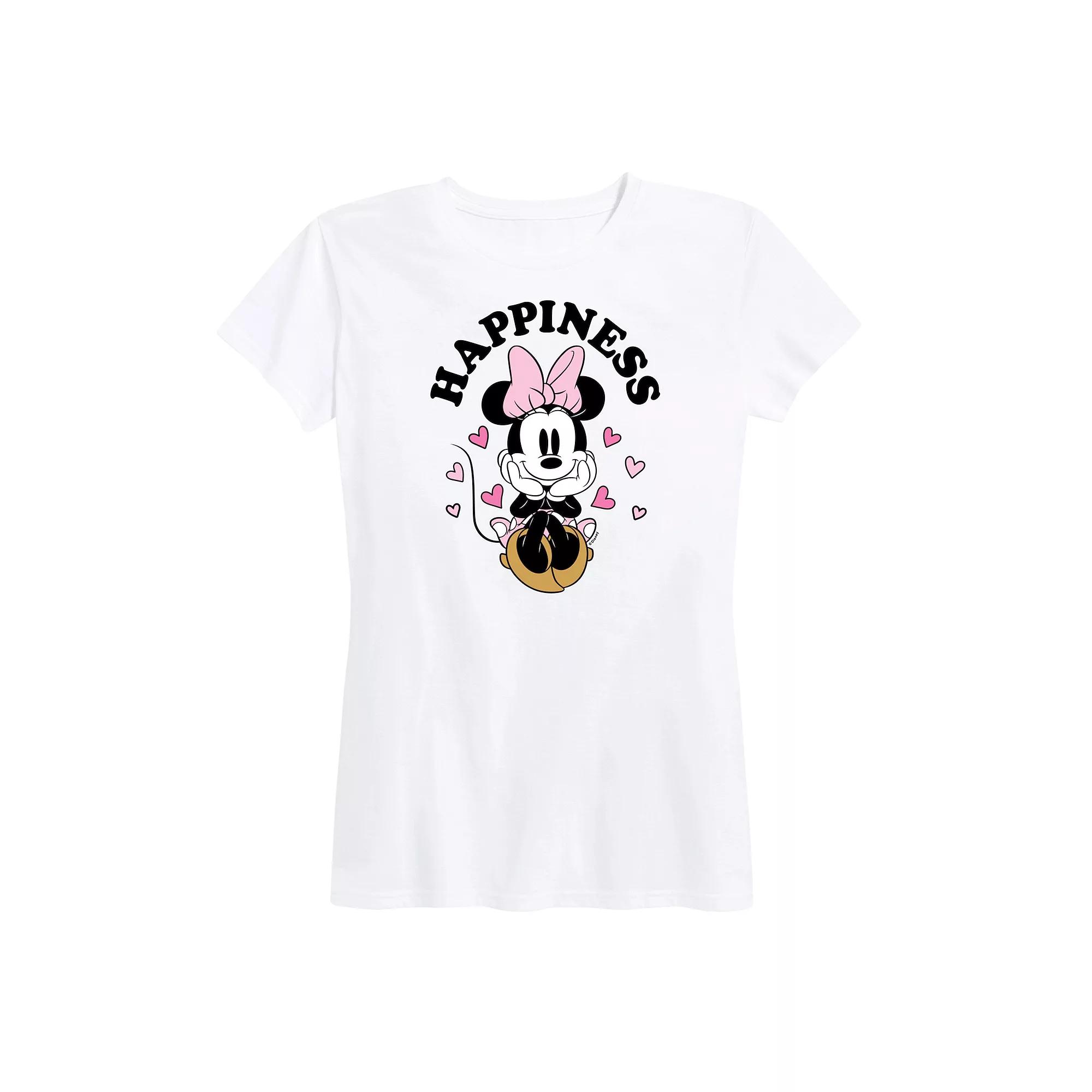 Disney's Minnie Mouse Women's Happiness Graphic Tee,  Product Image