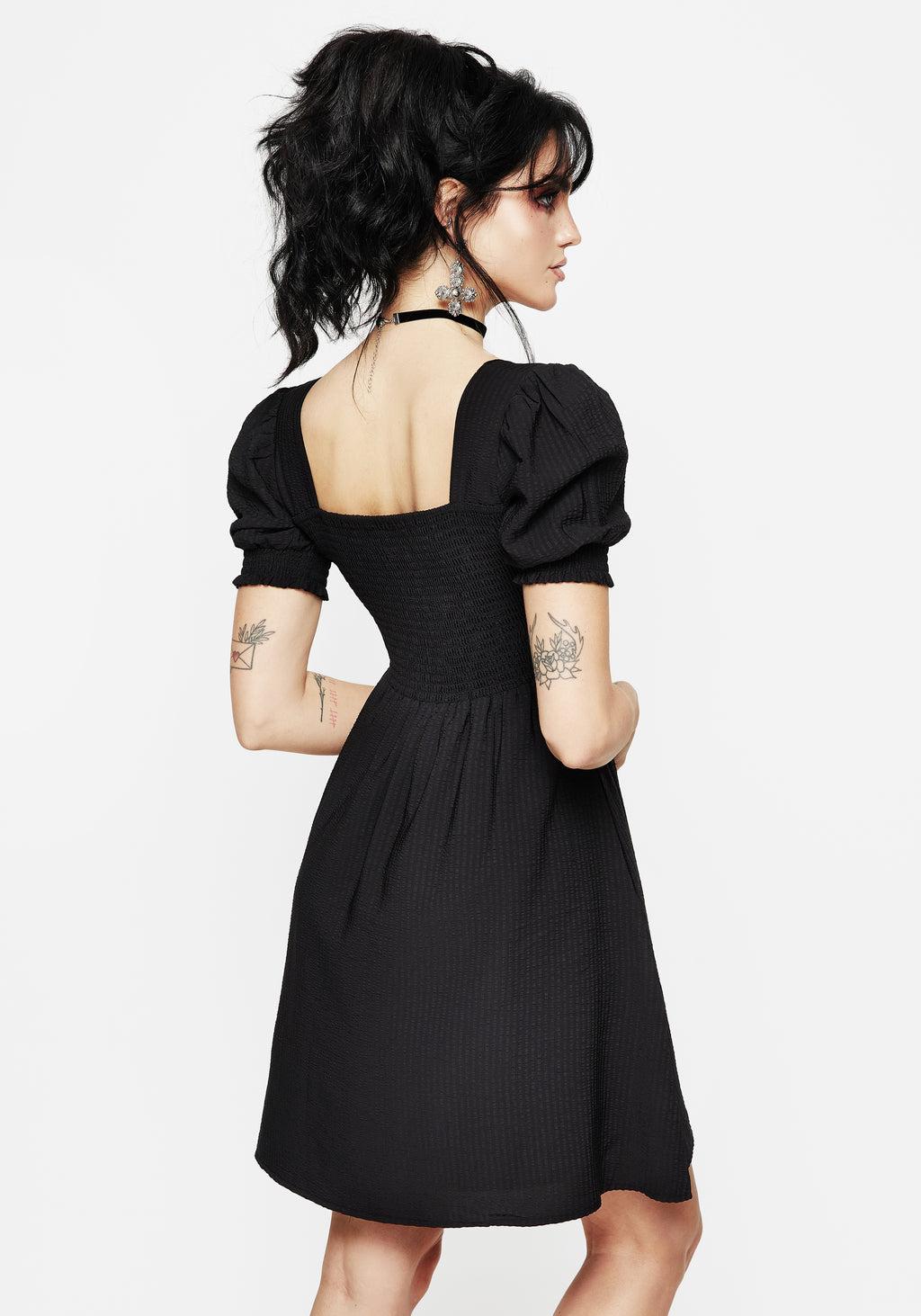Morna Puff Sleeve Mini Dress Product Image