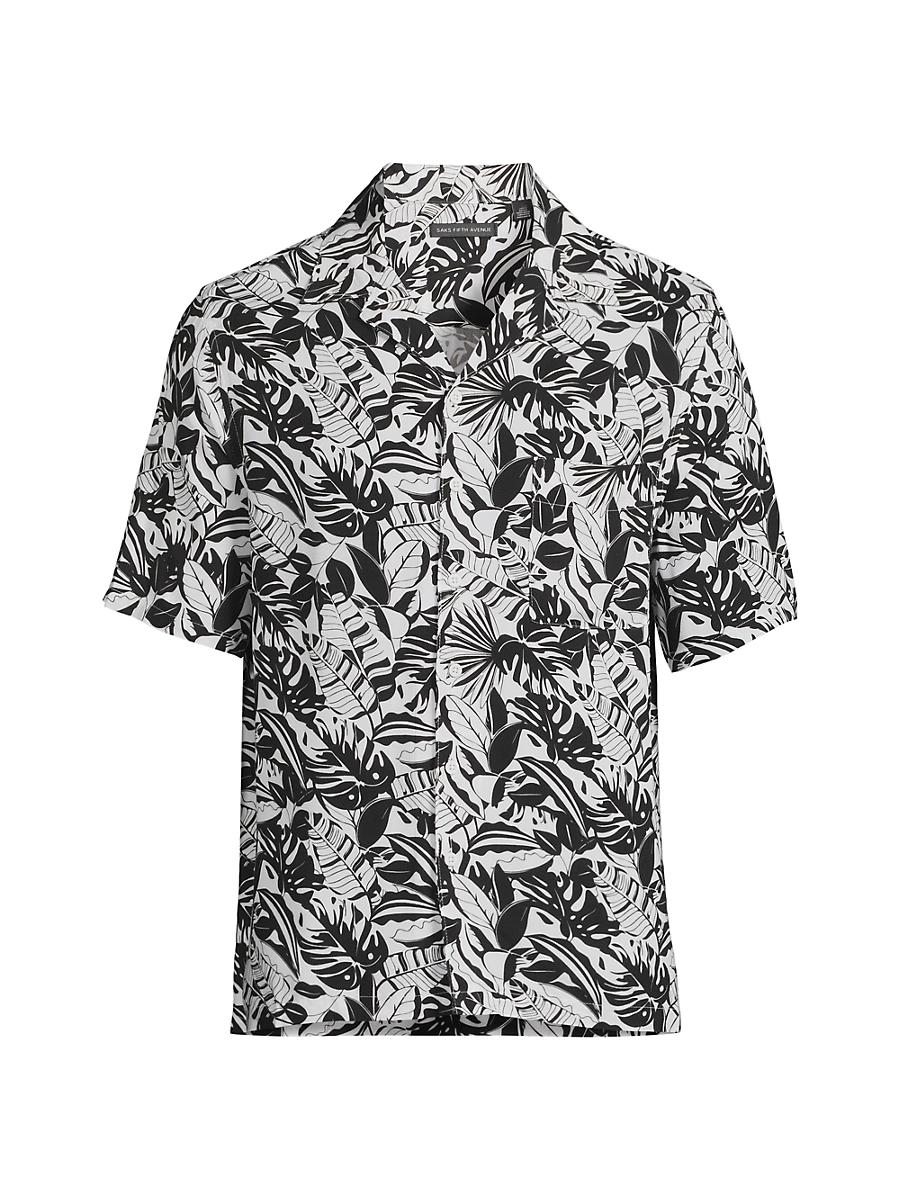 Mens COLLECTION Graphic Tropics Camp Shirt Product Image