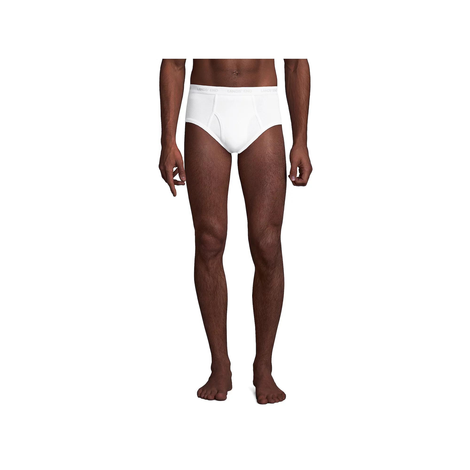 Big & Tall Lands' End 3-pack Knit Briefs, Men's,  Product Image