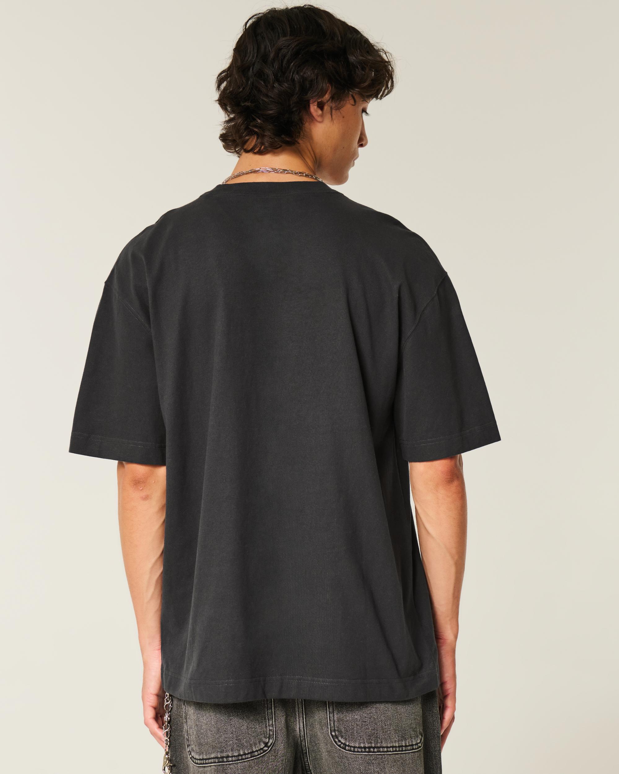 Boxy Heavyweight No Fear Graphic Tee Product Image