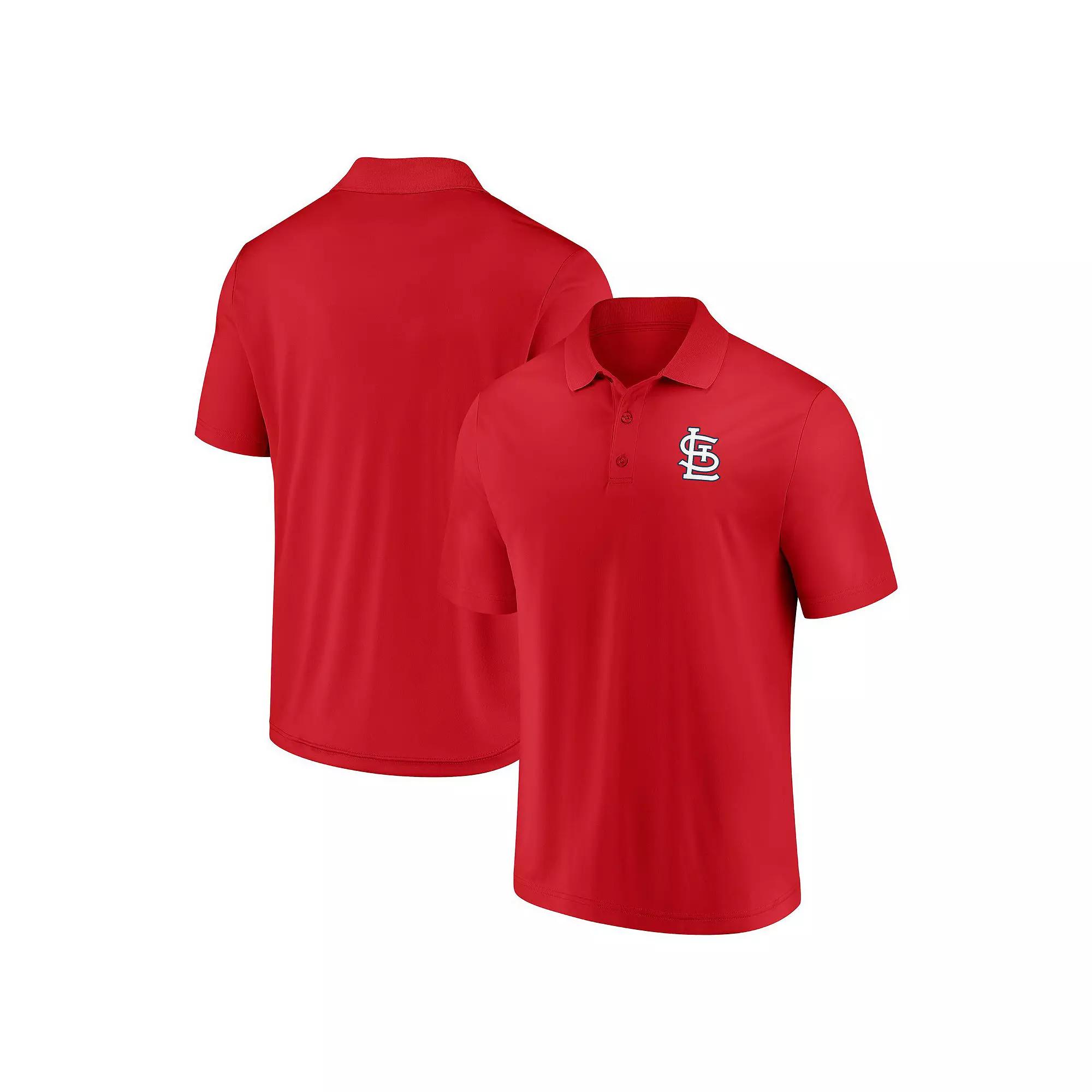 Men's Fanatics Red St. Louis Cardinals Primary Logo Polo,  Product Image
