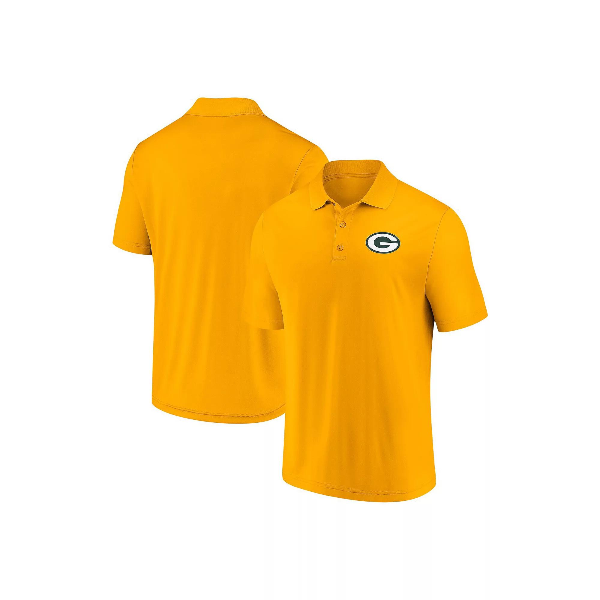Men's Fanatics Branded Gold Green Bay Packers Component Polo, Size: 2XL Product Image
