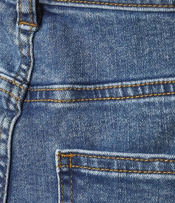 John Mark Beaded Floral Straight Leg Cropped Pants Product Image