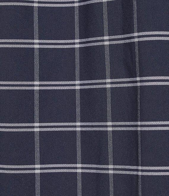 Roundtree & Yorke The Traveler Performance Short Sleeve Windowpane Sport Shirt Product Image