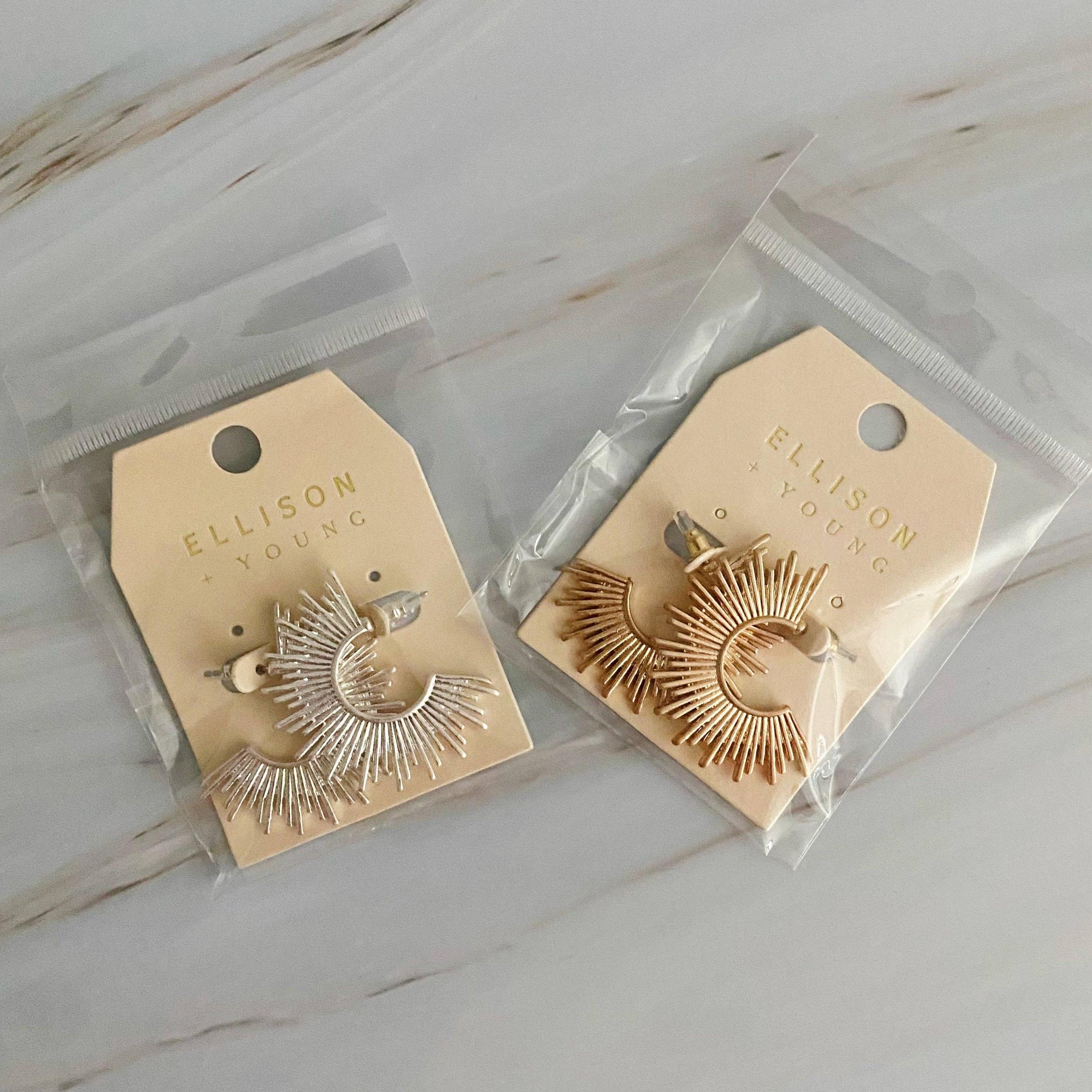 Pharaoh Half Hoop Earrings Product Image