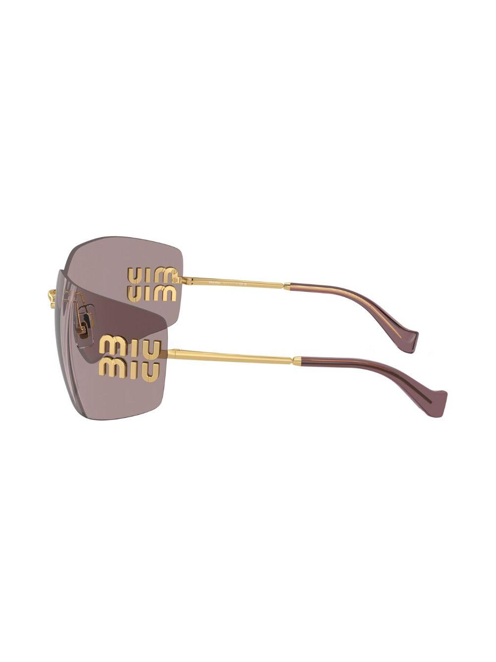 logo-plaque frameless sunglasses Product Image