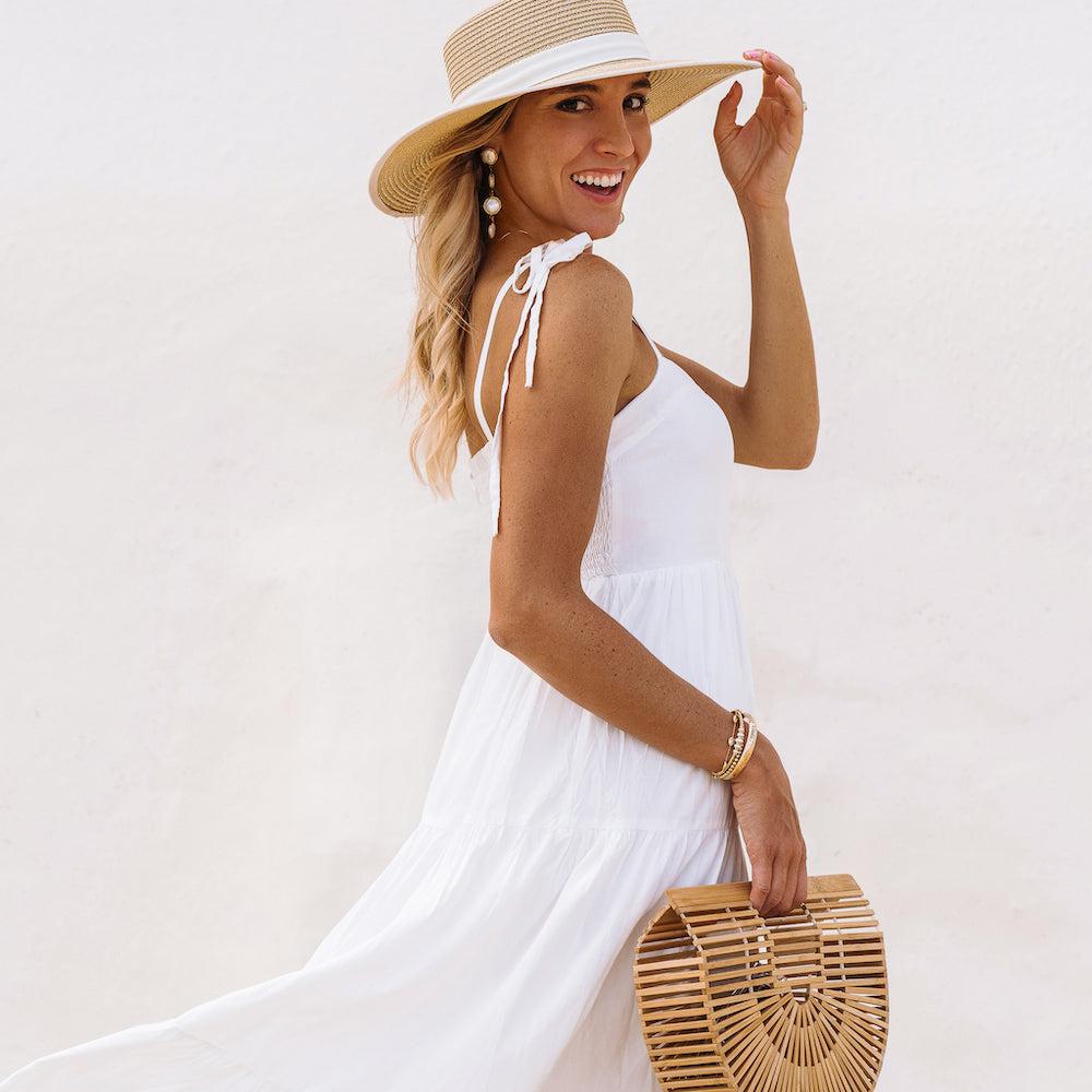 The Jetset - White Resort Dress Product Image
