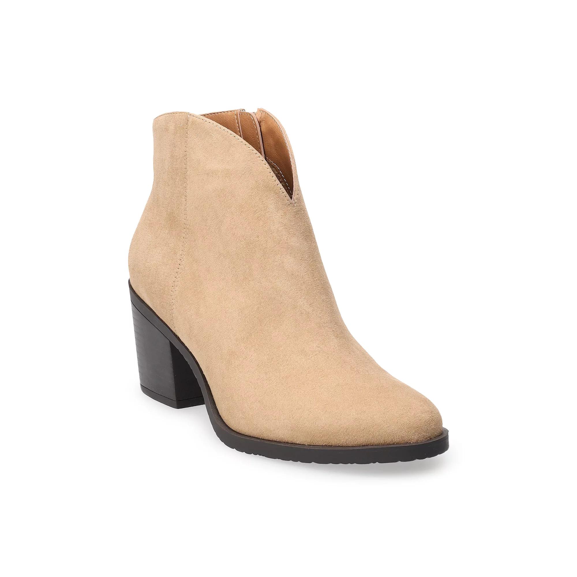 Sonoma Goods For Life® Jorjaa Women's Western Cabeza Ankle Boots, Size: 9 Product Image