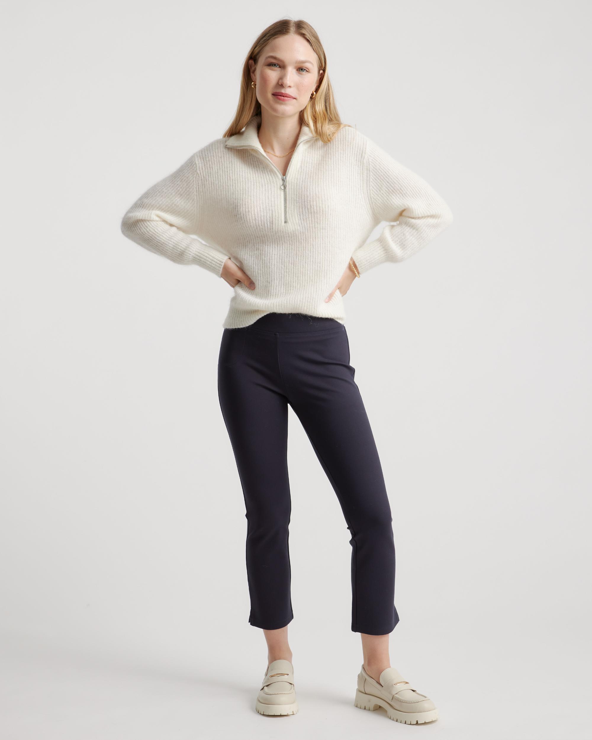 Quince | Women's Ultra-Stretch Ponte Kick Flare Pants Size XS, Rayon Product Image
