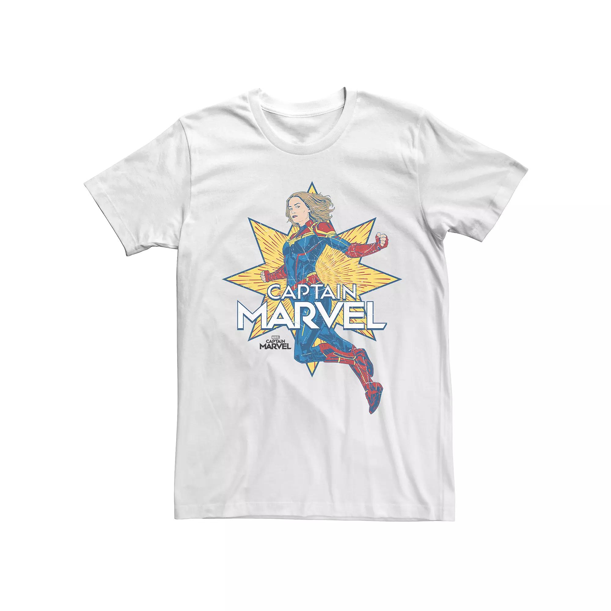 Men's Captain Marvel Star Tee,  Product Image