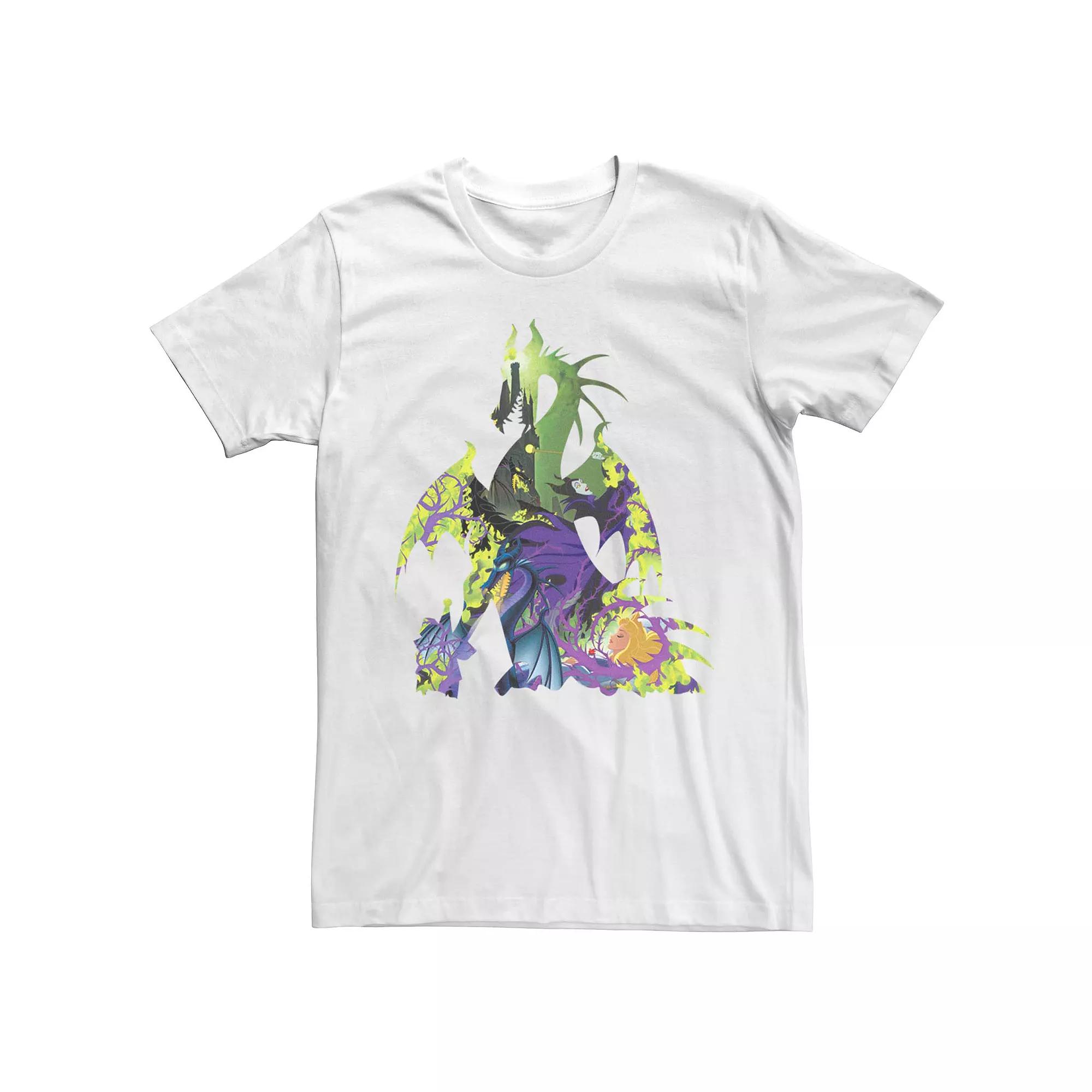 Disney's Sleeping Beauty Dragon Silhouette Graphic Men's Tee,  Product Image