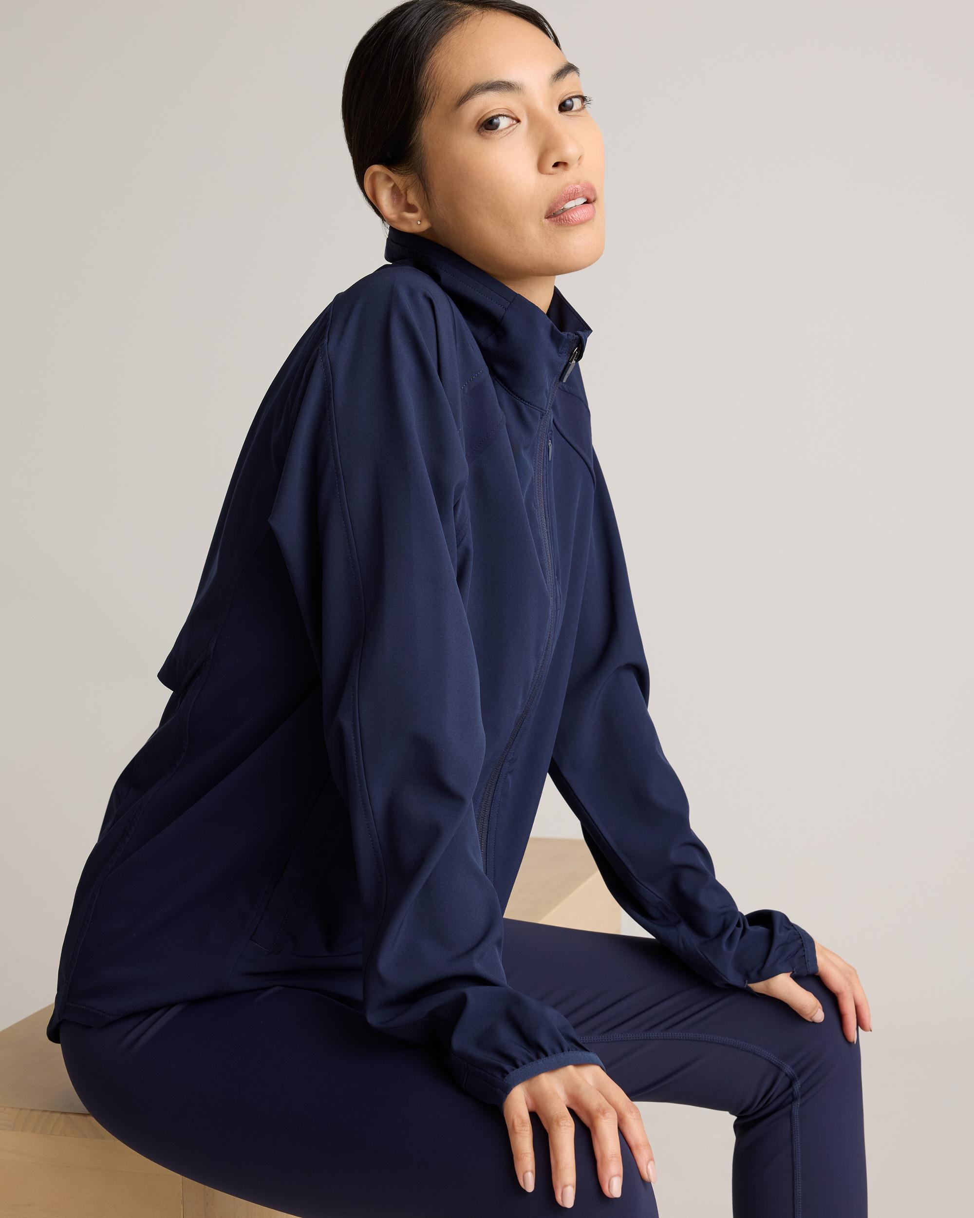 Quince | Women's Race Day Full-Zip Jacket Size XL, Recycled Polyester Product Image