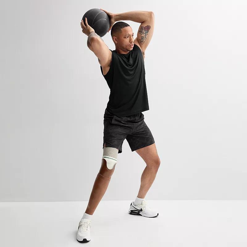 Men's Tek Gear® Adaptive Dry Tek Sleeveless Muscle Shirt, Size: Small, Mineral Black Product Image