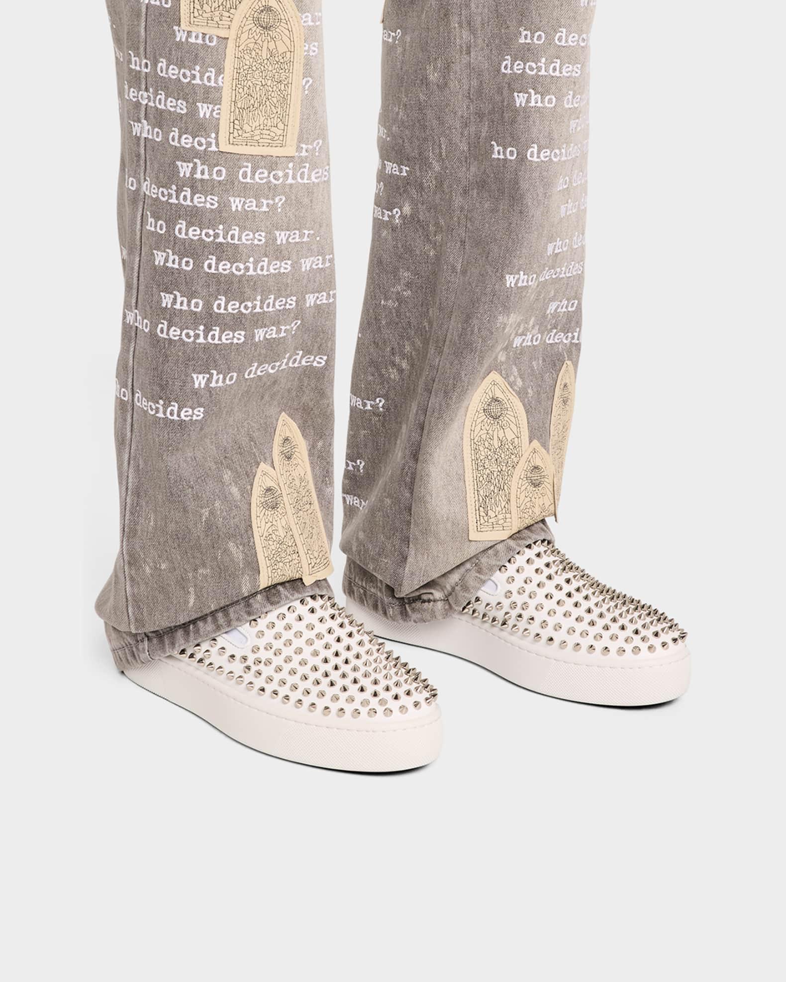 Men's Spikeboat Leather Slip-On Sneakers Product Image