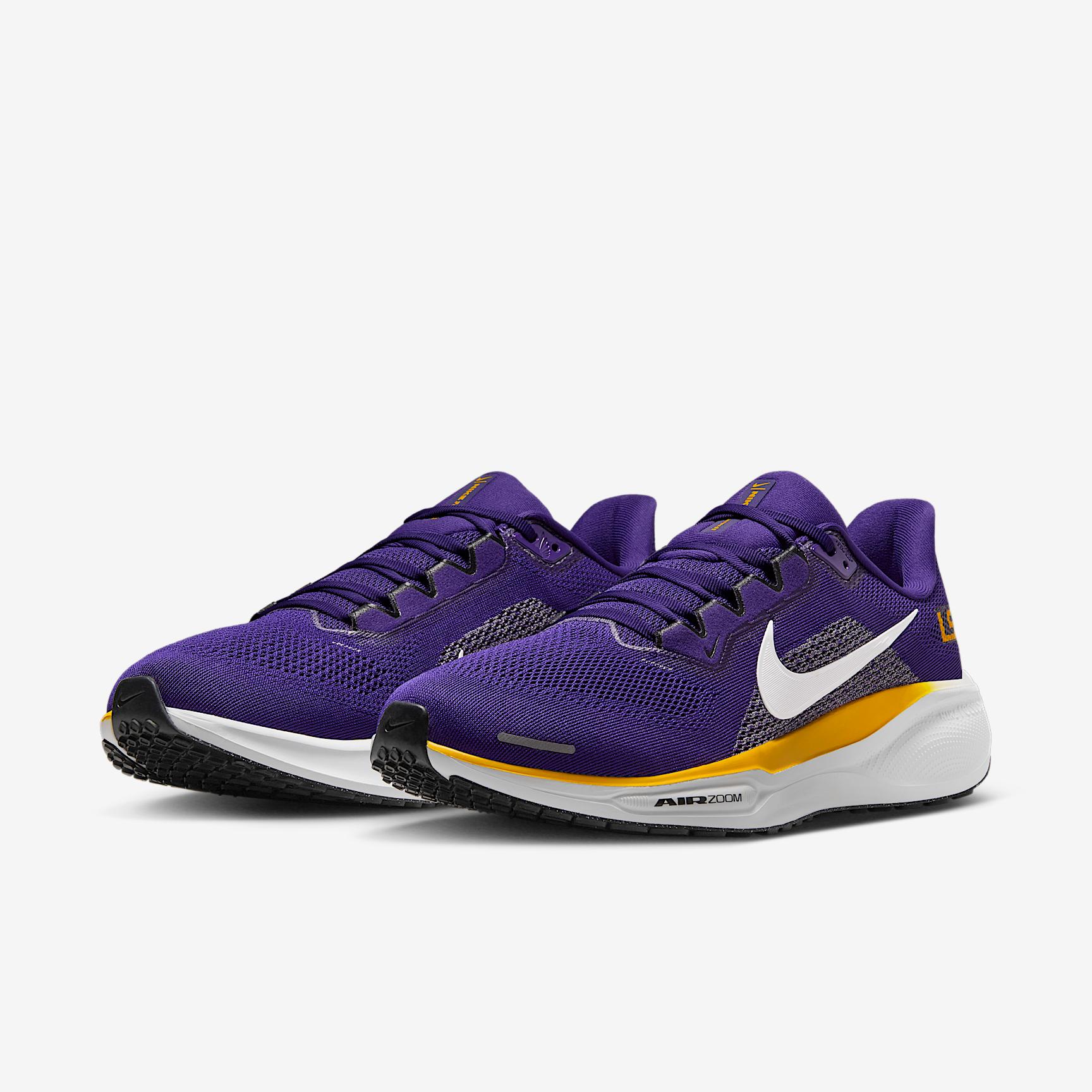 LSU Pegasus 41 Men's Nike College Road Running Shoes Product Image