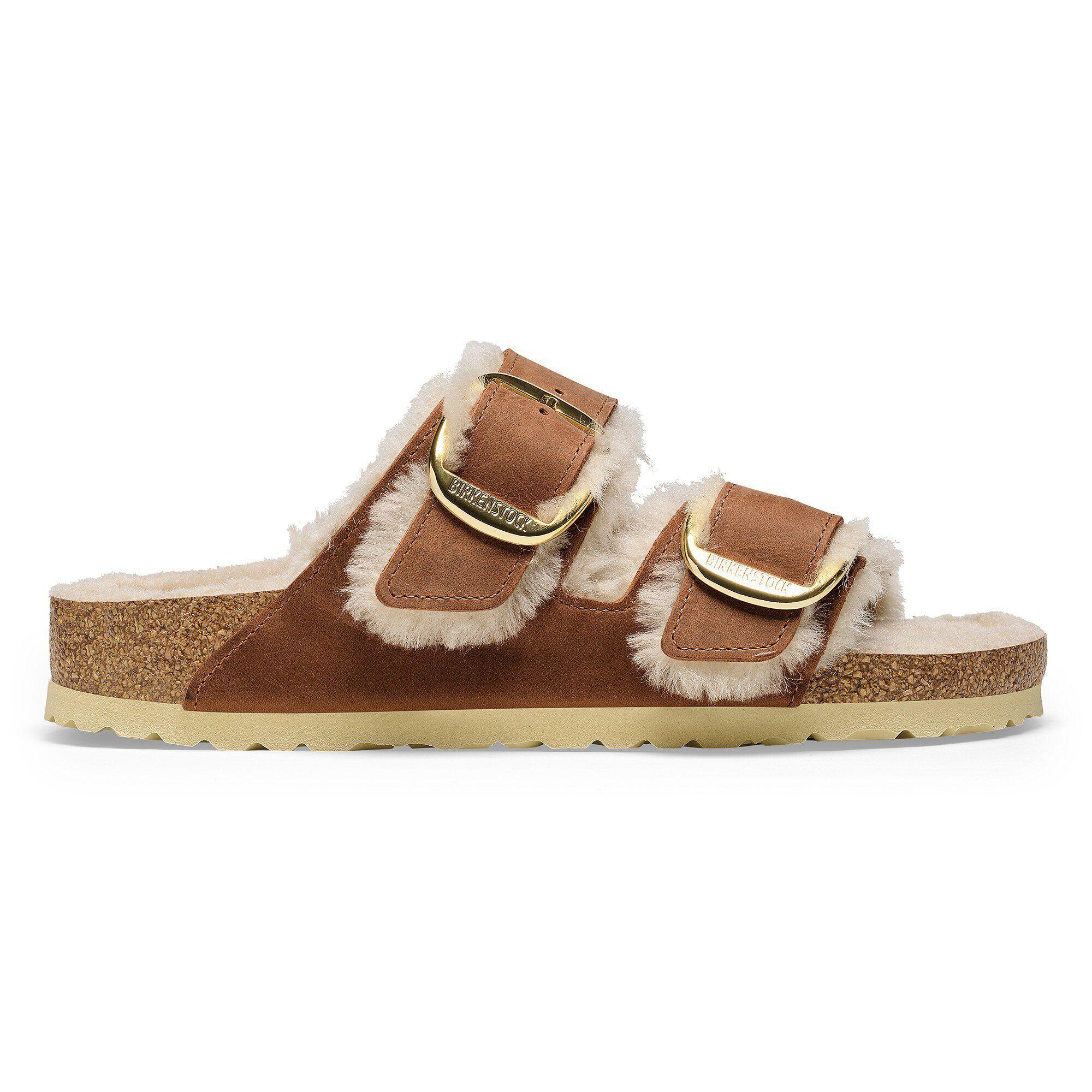 Arizona Big Buckle Shearling Natural Leather Oiled Product Image