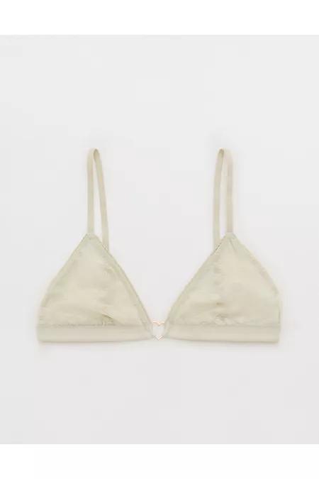 Show Off Heart Mesh Triangle Bralette Women's Product Image