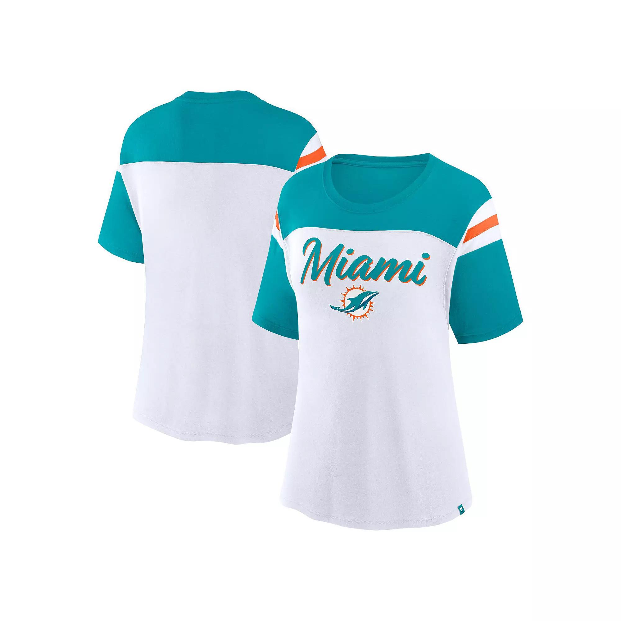 Women's Fanatics White/Black New Orleans Saints Cheer Chant Fashion T-Shirt, Size: Large Product Image