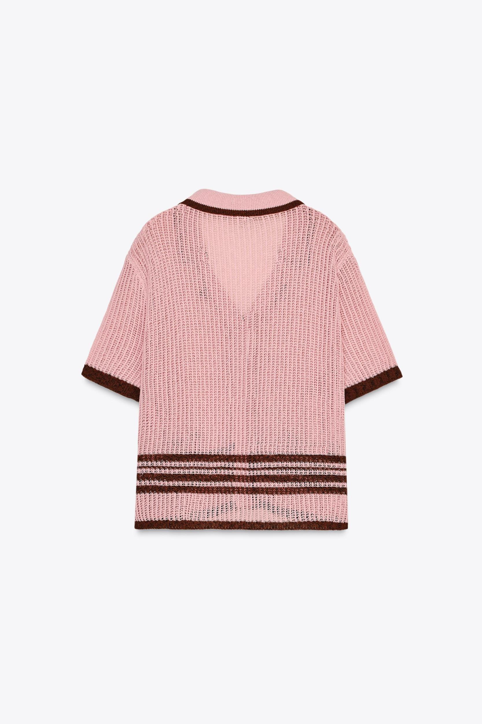 KNITTED POLO JACKET Product Image