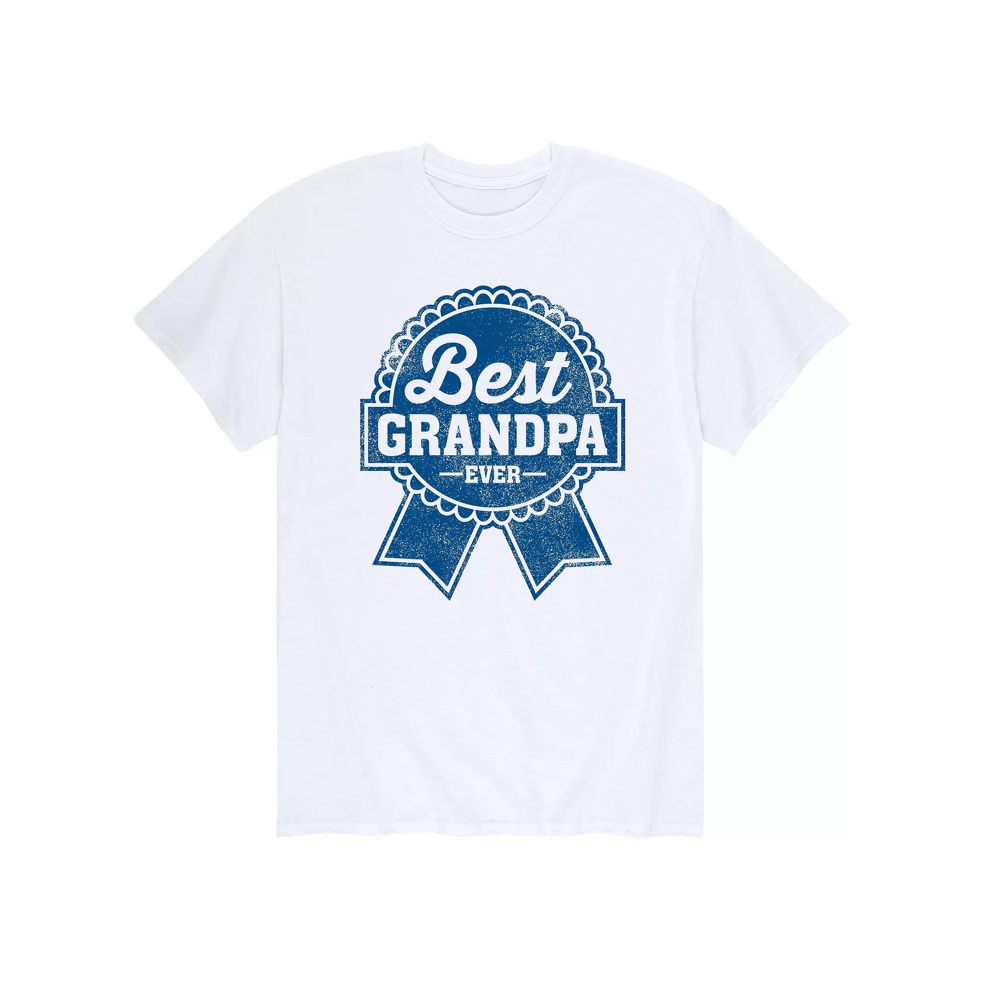 Men's Beer Label Best Grampy Tee,  Product Image