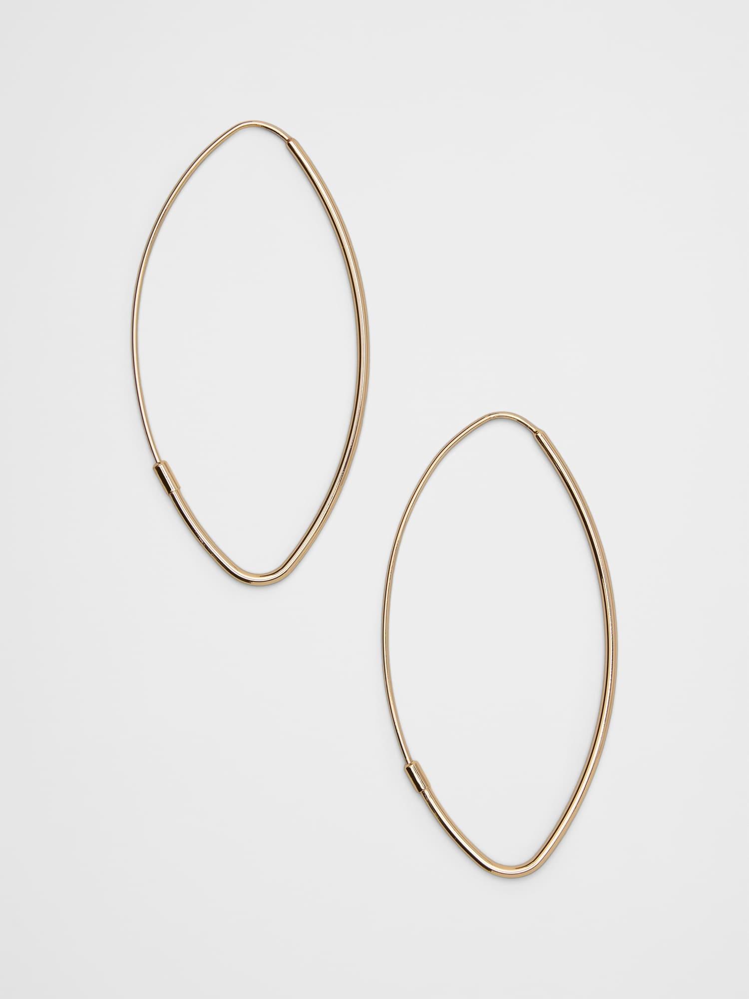 Wire Teardrop Earrings Product Image