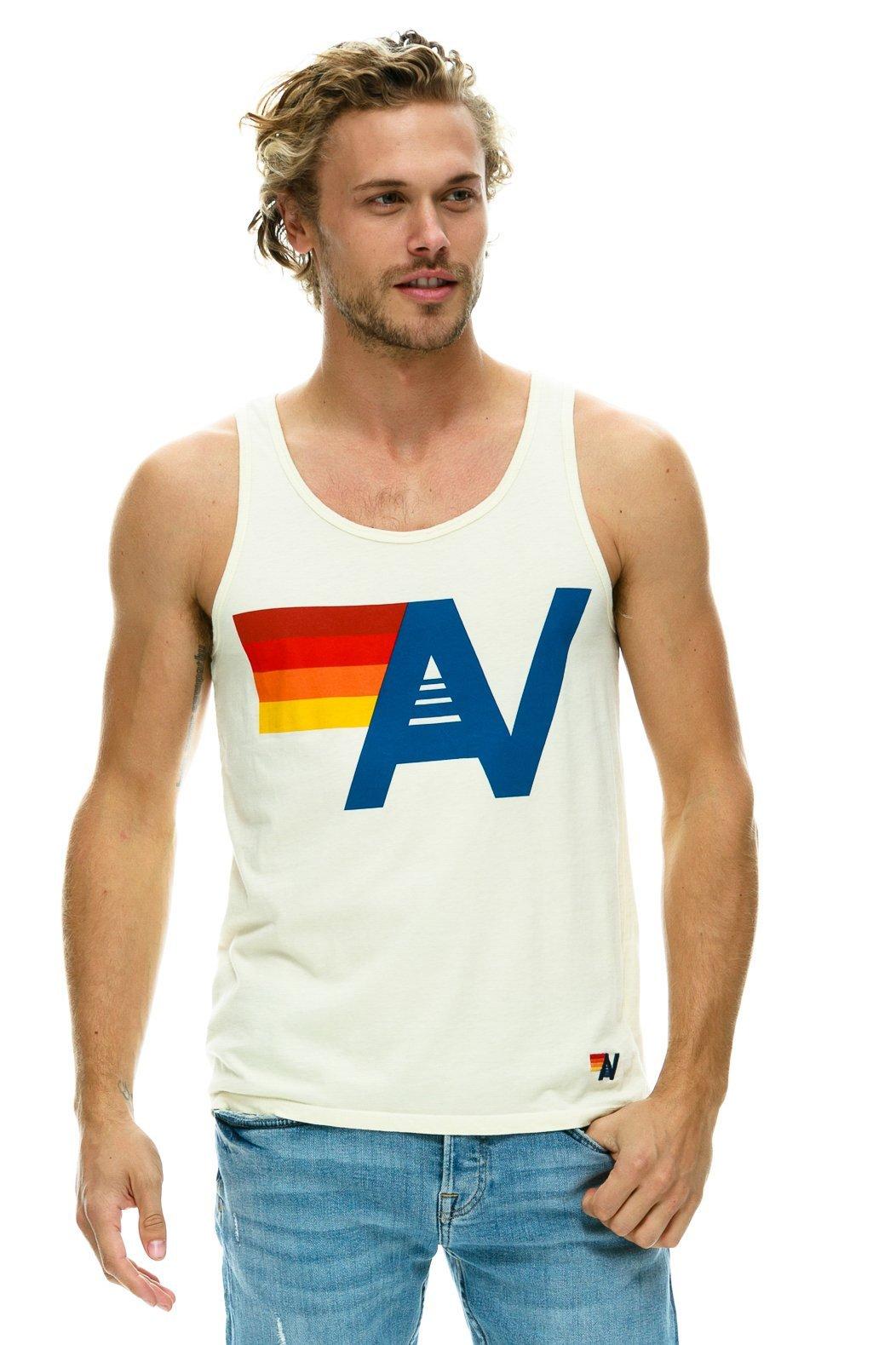 MEN'S LOGO TANK - VINTAGE WHITE Male Product Image