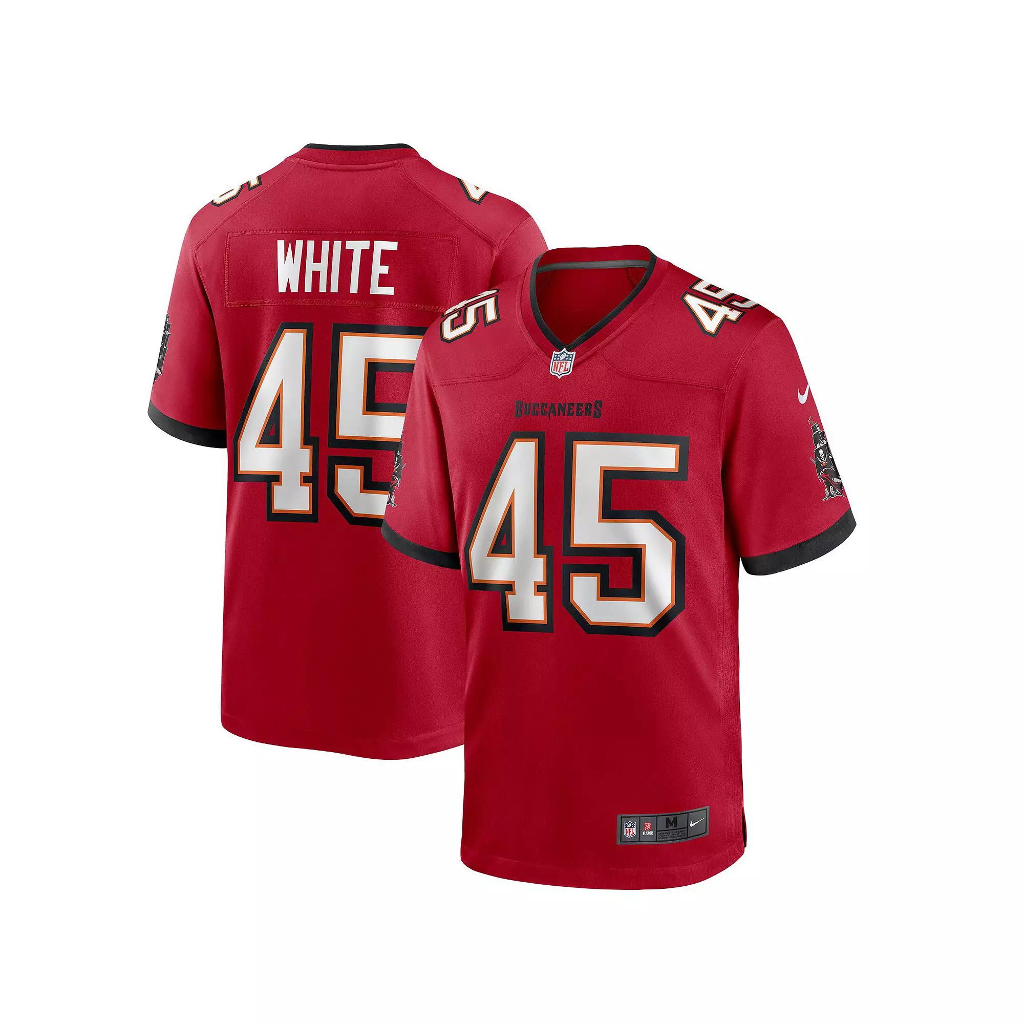 Men's Nike Devin White Red Tampa Bay Buccaneers Player Game Jersey, Size: 2XL Product Image