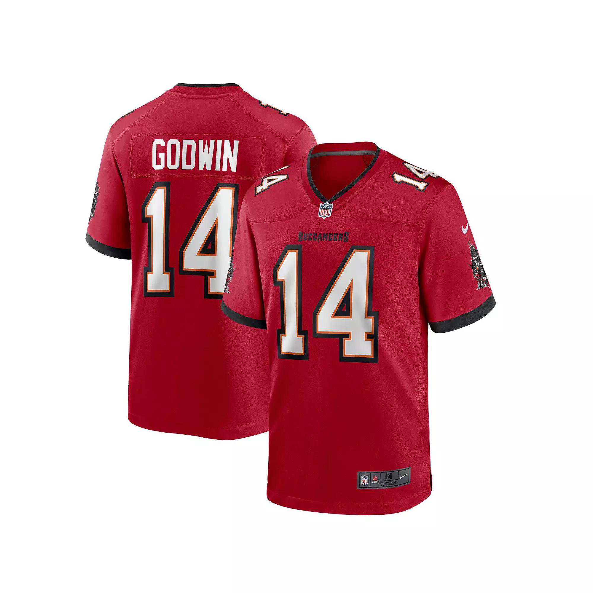 Men's Nike Chris Godwin Red Tampa Bay Buccaneers Game Player Jersey,  Product Image