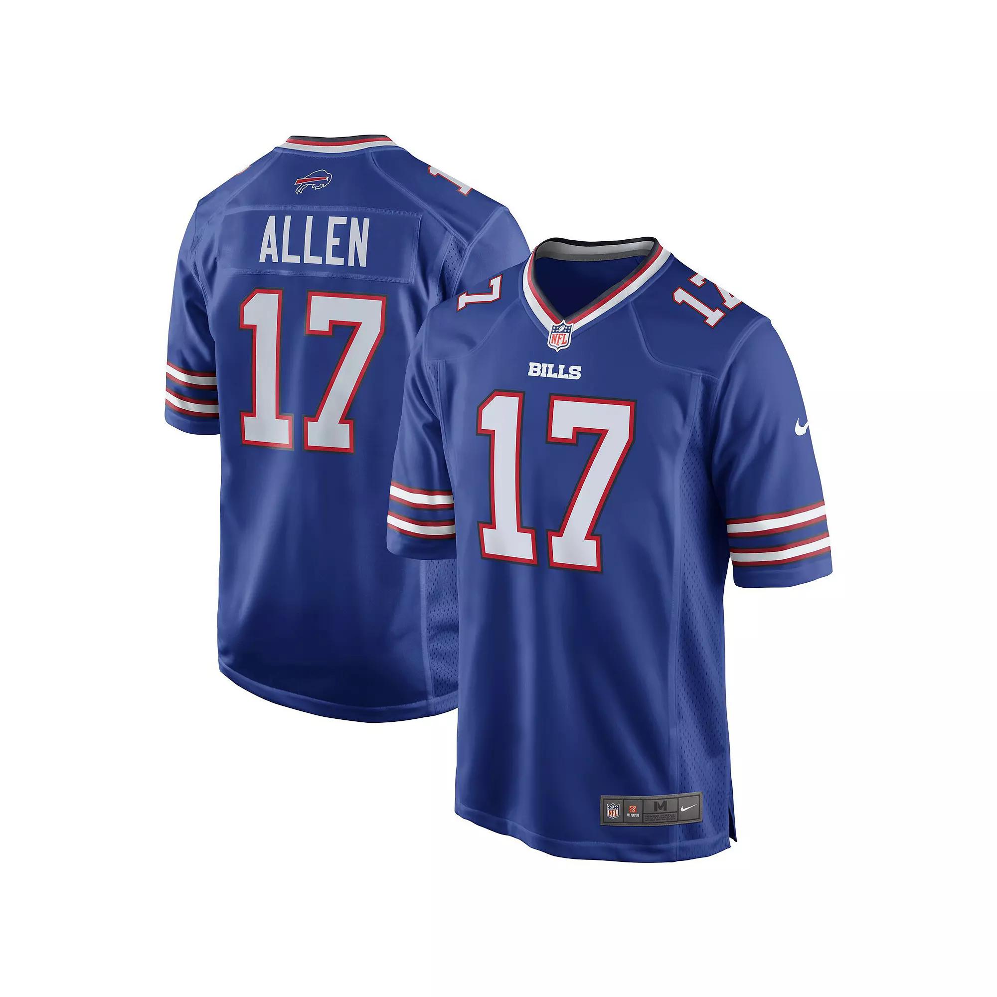 Men's Nike Josh Allen Royal Buffalo Bills Team Game Player Jersey,  Product Image