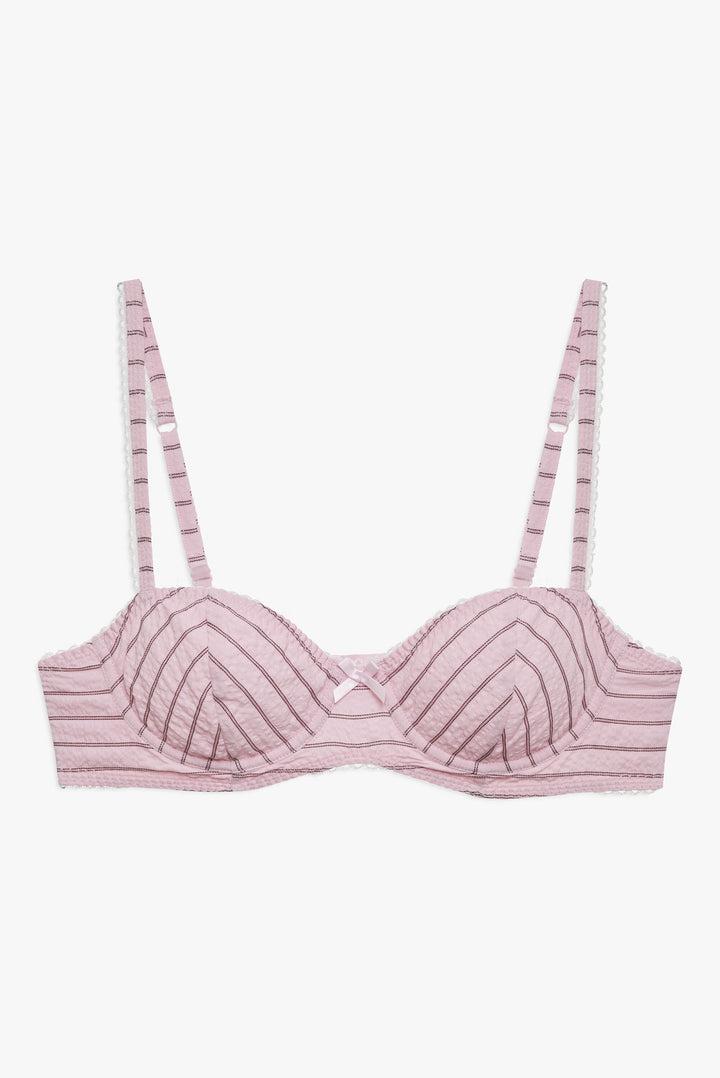 Mindy Underwire Bra — Pink Product Image