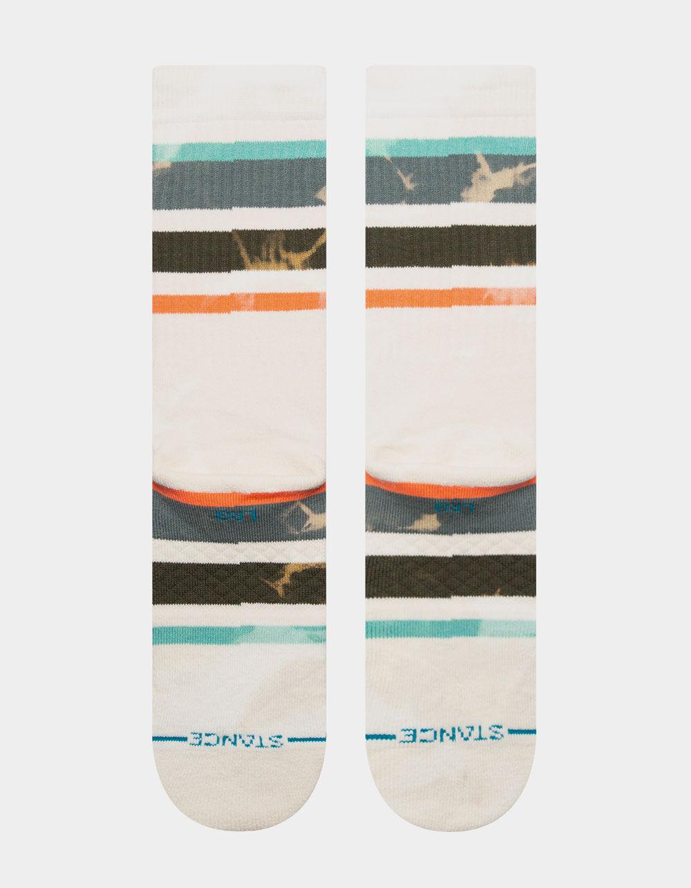 STANCE Brong Mens Crew Socks - STONE/BROWN Product Image
