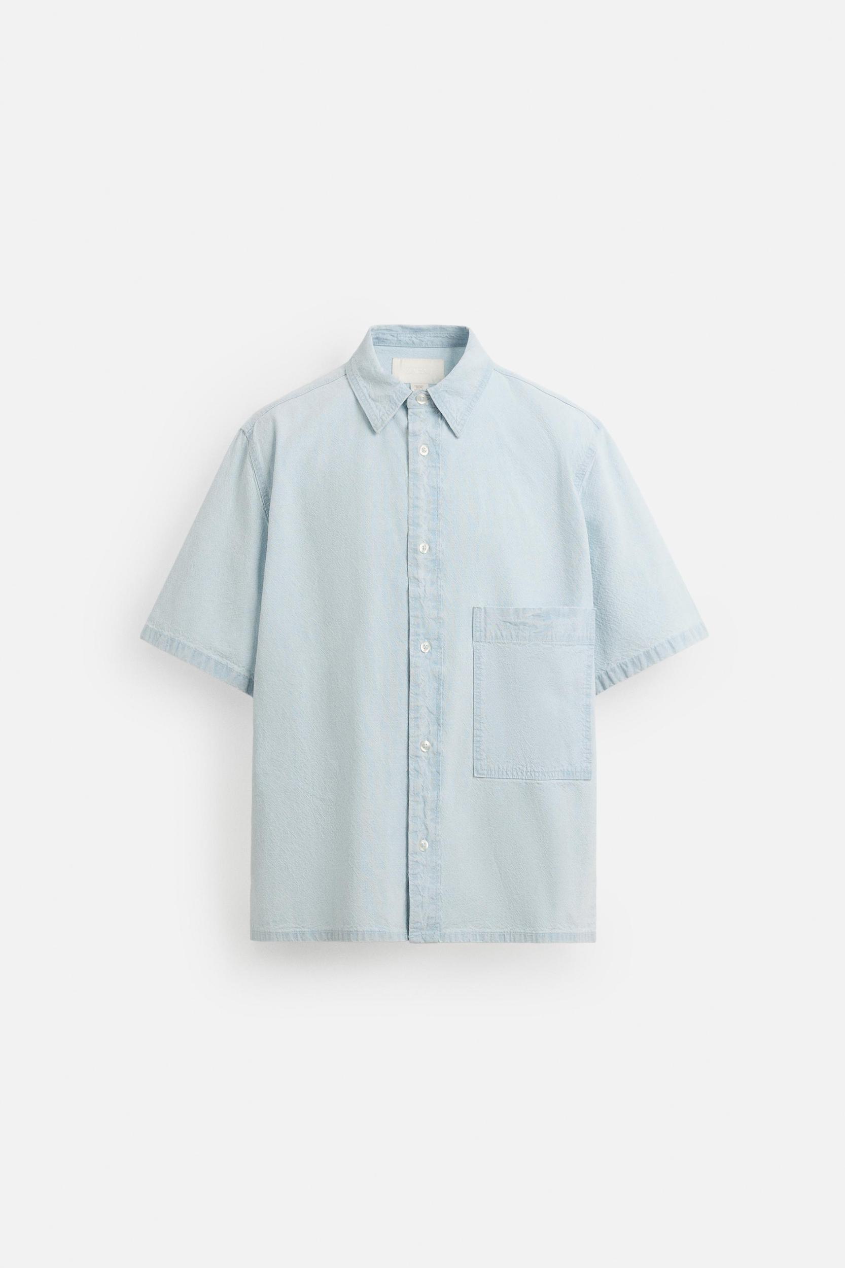 WASHED POCKET SHIRT Product Image