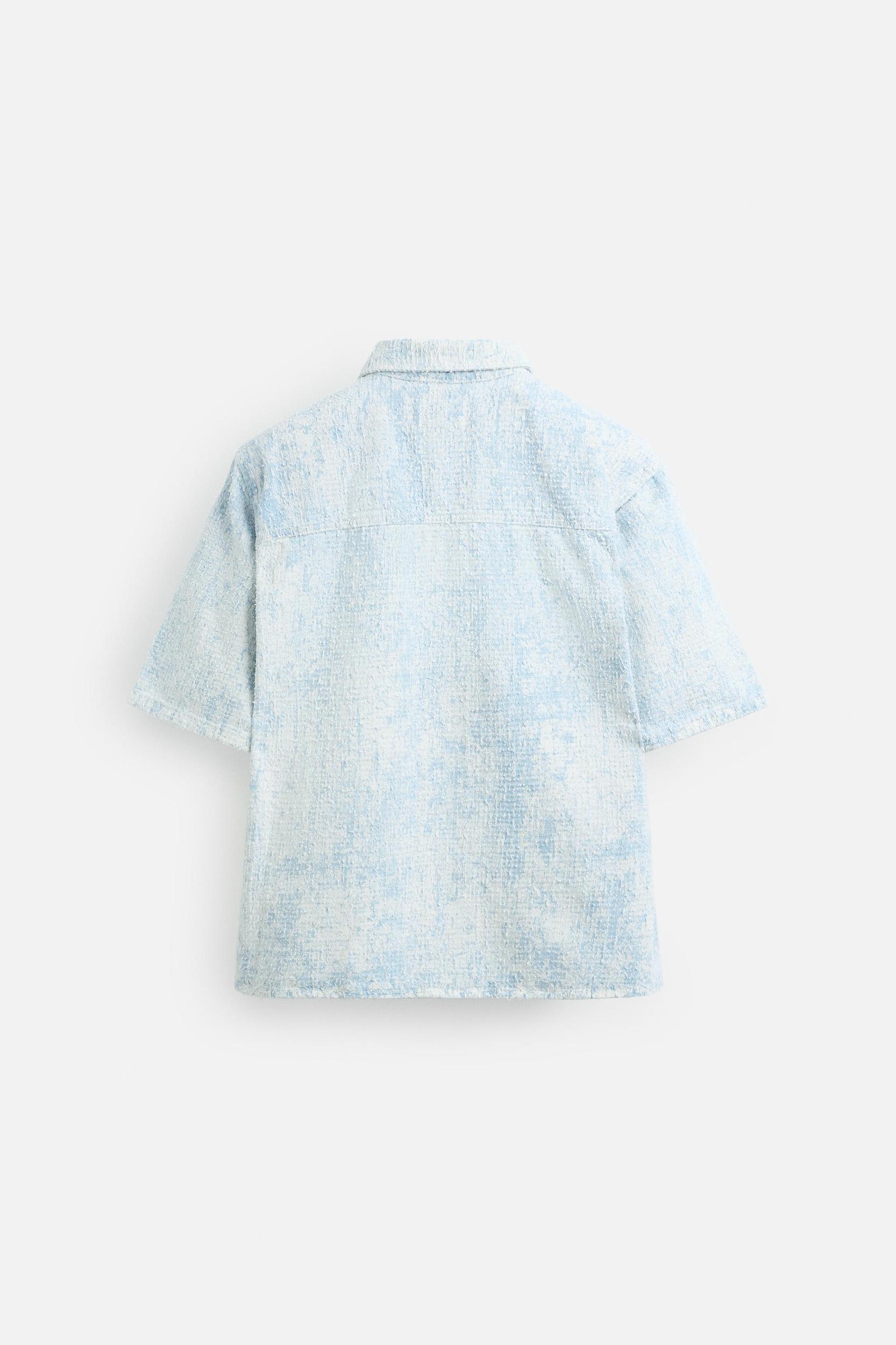 BRUSHED FINISH DENIM SHIRT Product Image