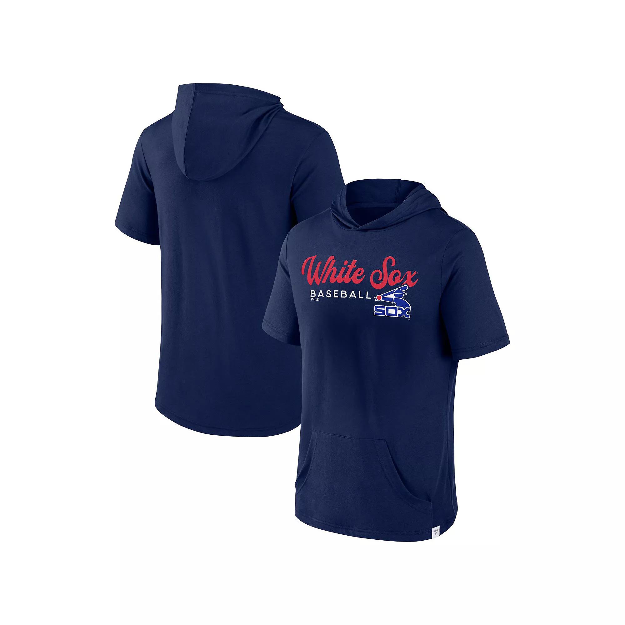 Men's Fanatics Branded Heather Gray Oklahoma Sooners Modern Stack Hoodie T-Shirt,  Product Image