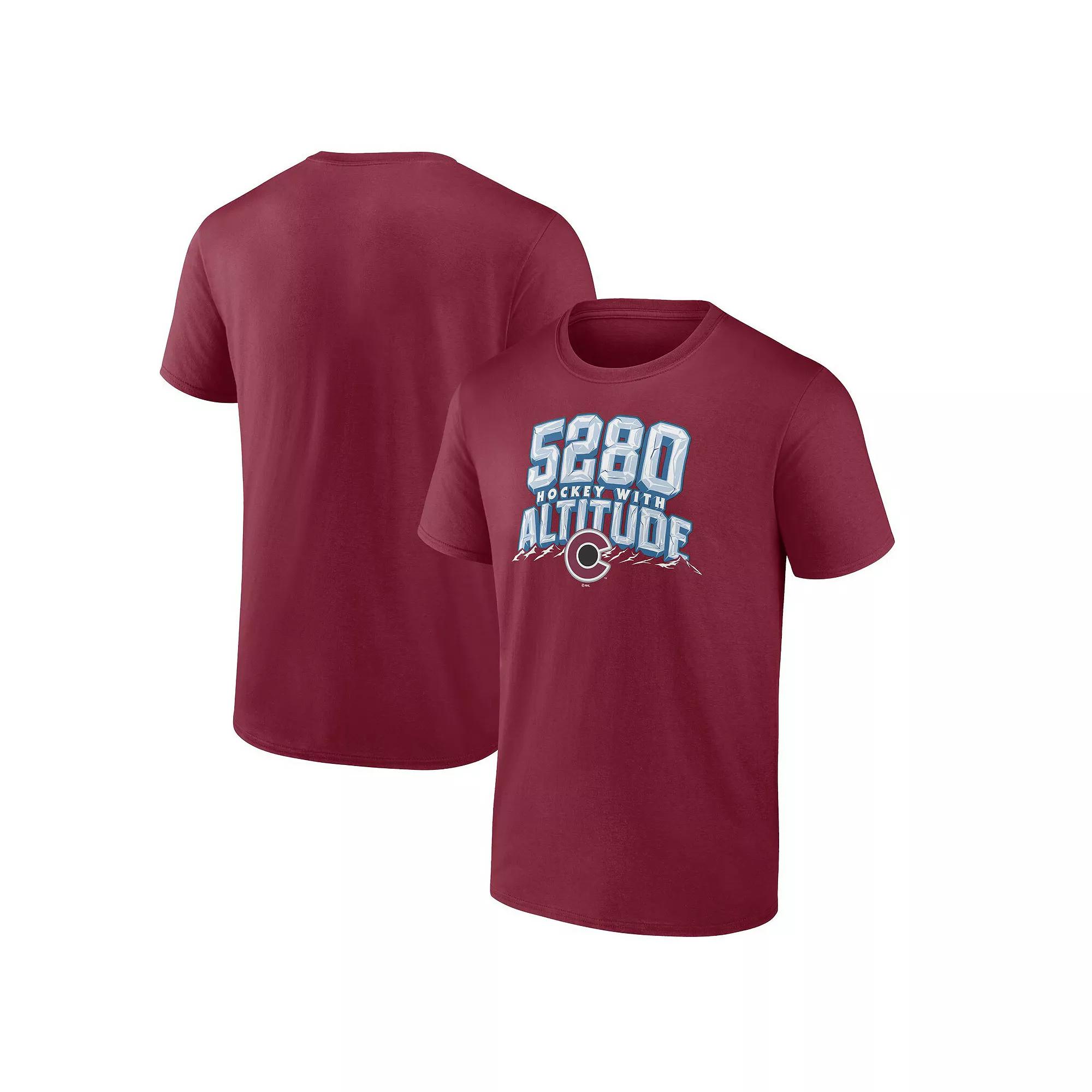 Men's Fanatics Burgundy Colorado Avalanche Local T-Shirt,  Product Image