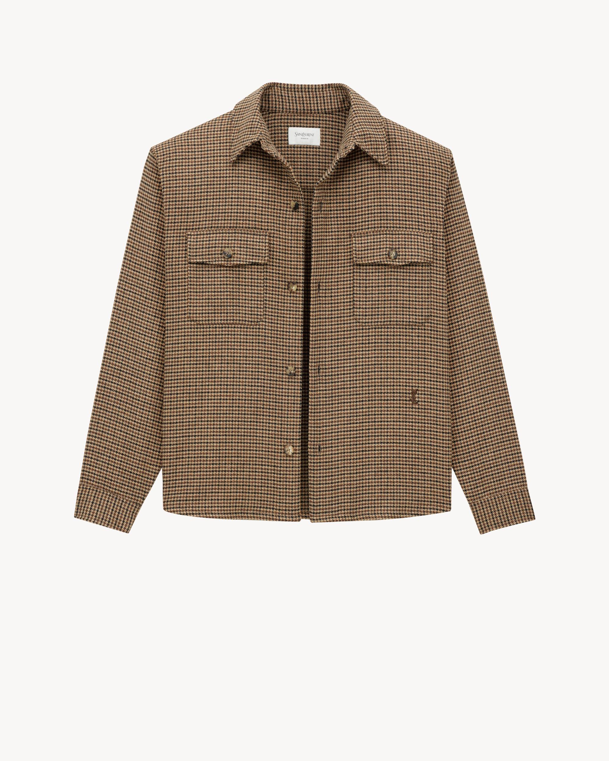 overshirt in puppy tooth Product Image