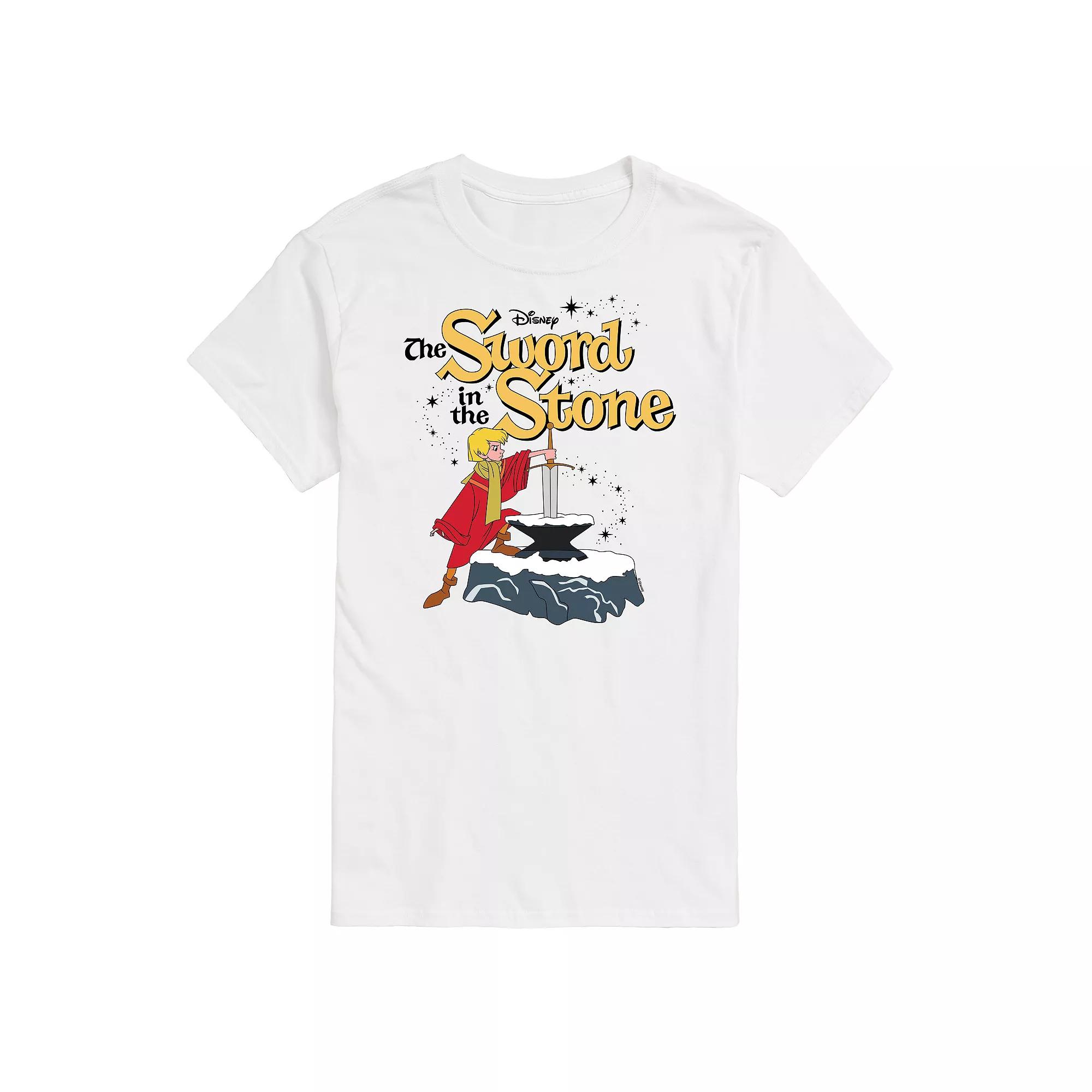 Disney's The Sword And The Stone Big & Tall Logo Graphic Tee, Men's,  Product Image