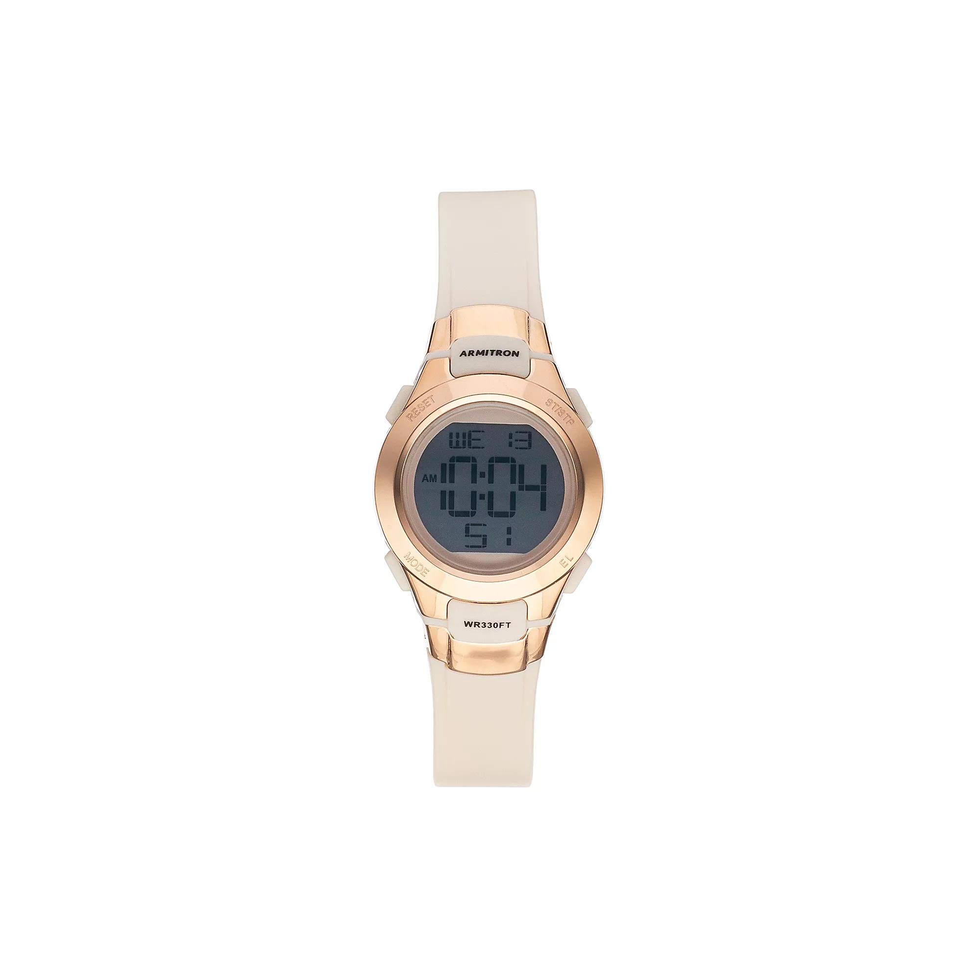 Armitron Women's Digital Chronograph Watch - 45/7012PBH, Size: Small, Pink Product Image