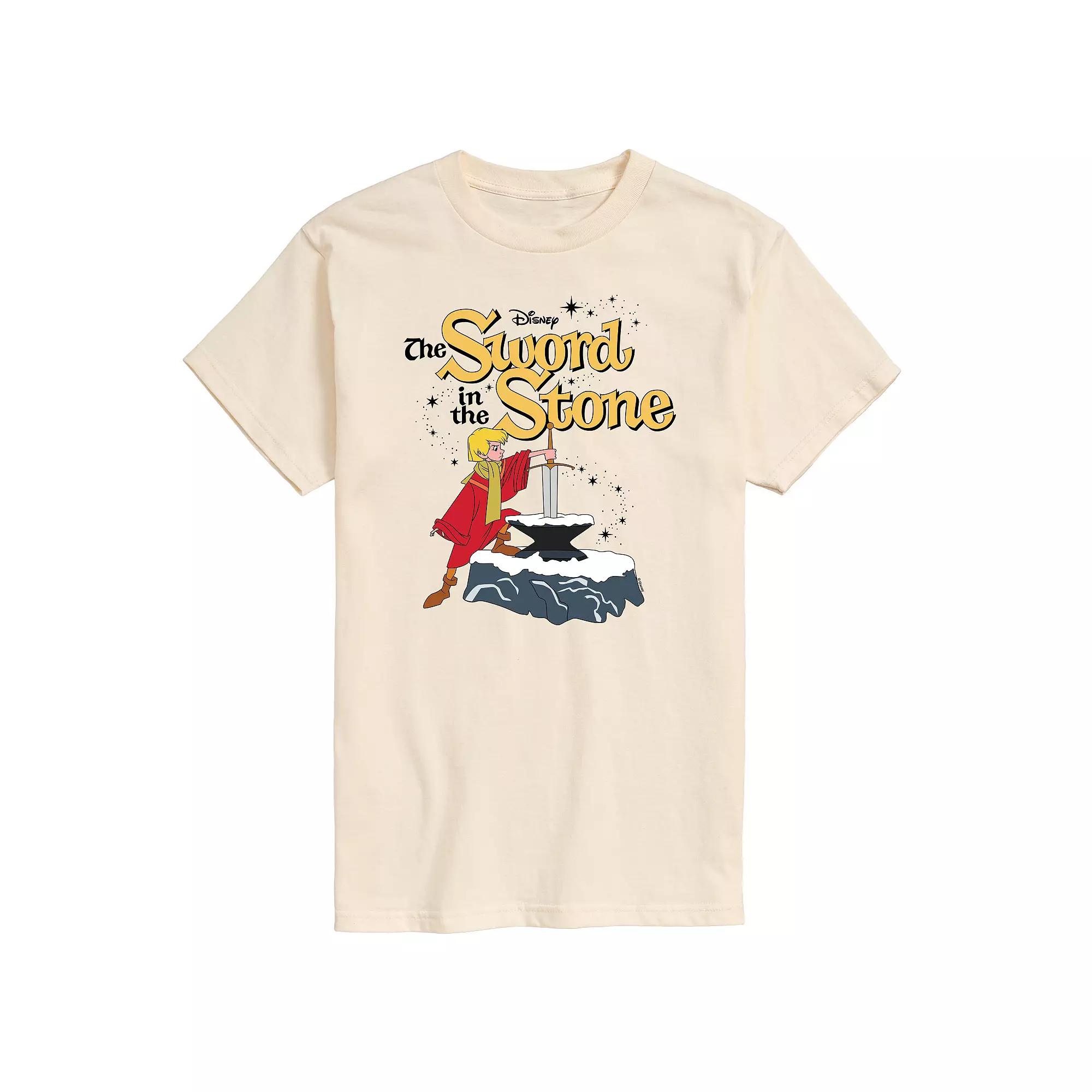Disney's The Sword And The Stone Big & Tall Logo Graphic Tee, Men's,  Product Image