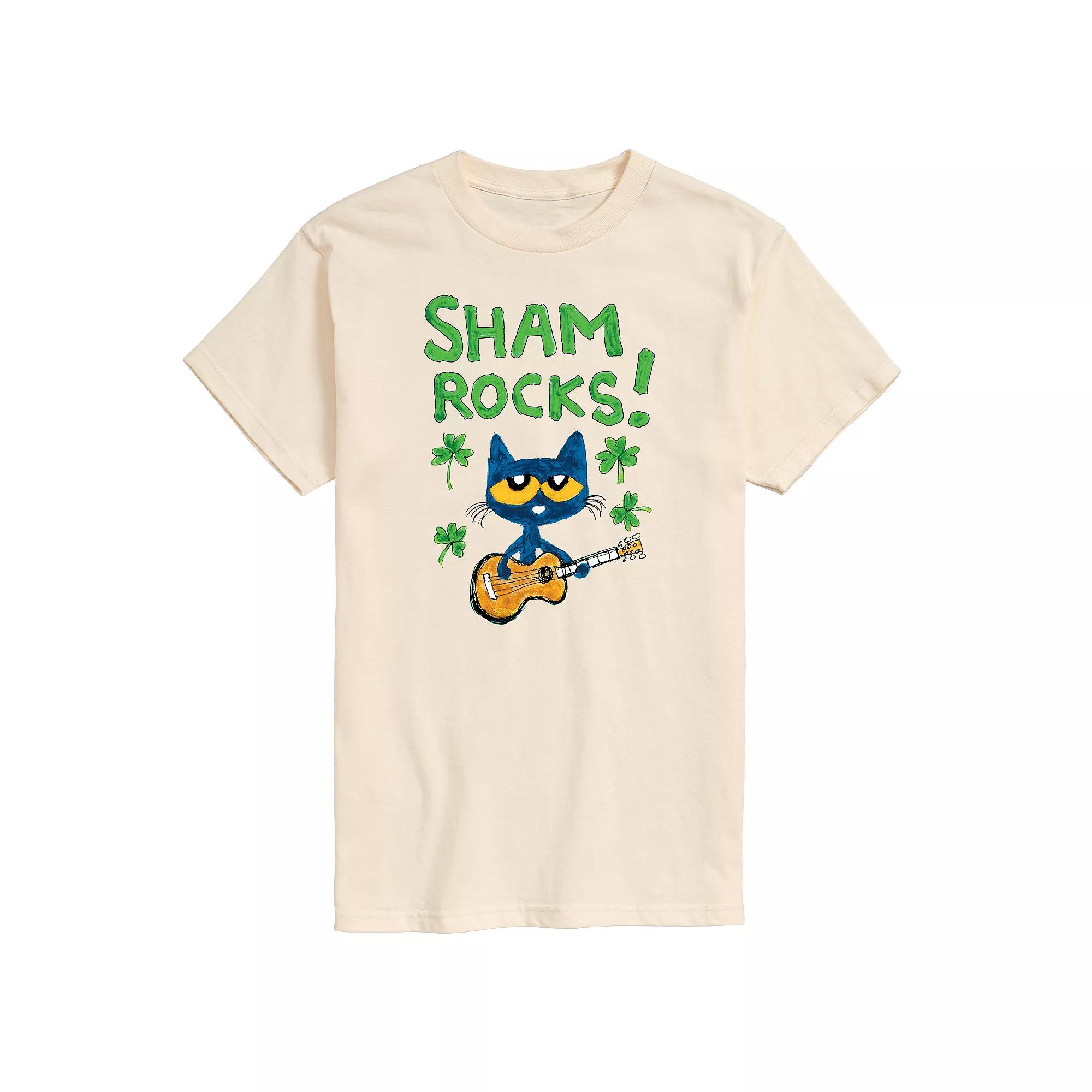 Men's Pete Cat Sham Rocks Tee,  Product Image
