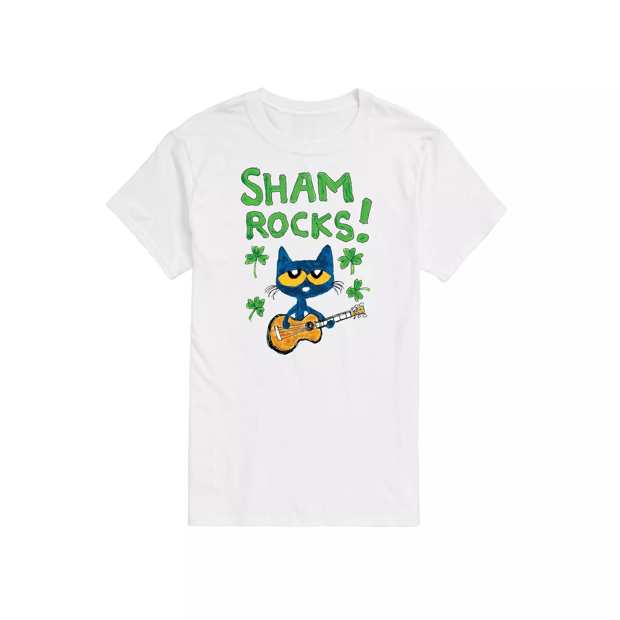 Men's Pete Cat Sham Rocks Tee,  Product Image