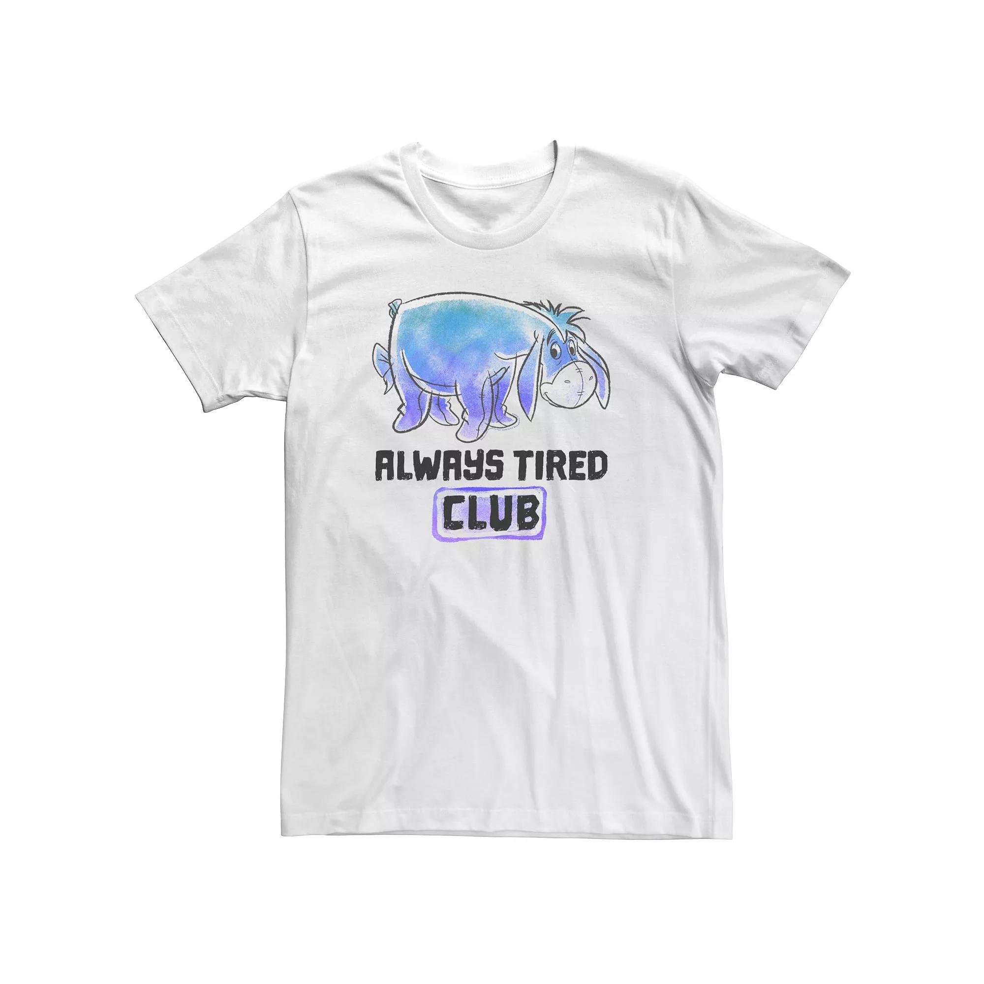 Disney's Winnie The Pooh Eeyore Big & Tall Always Tired Club Tee, Men's,  Product Image